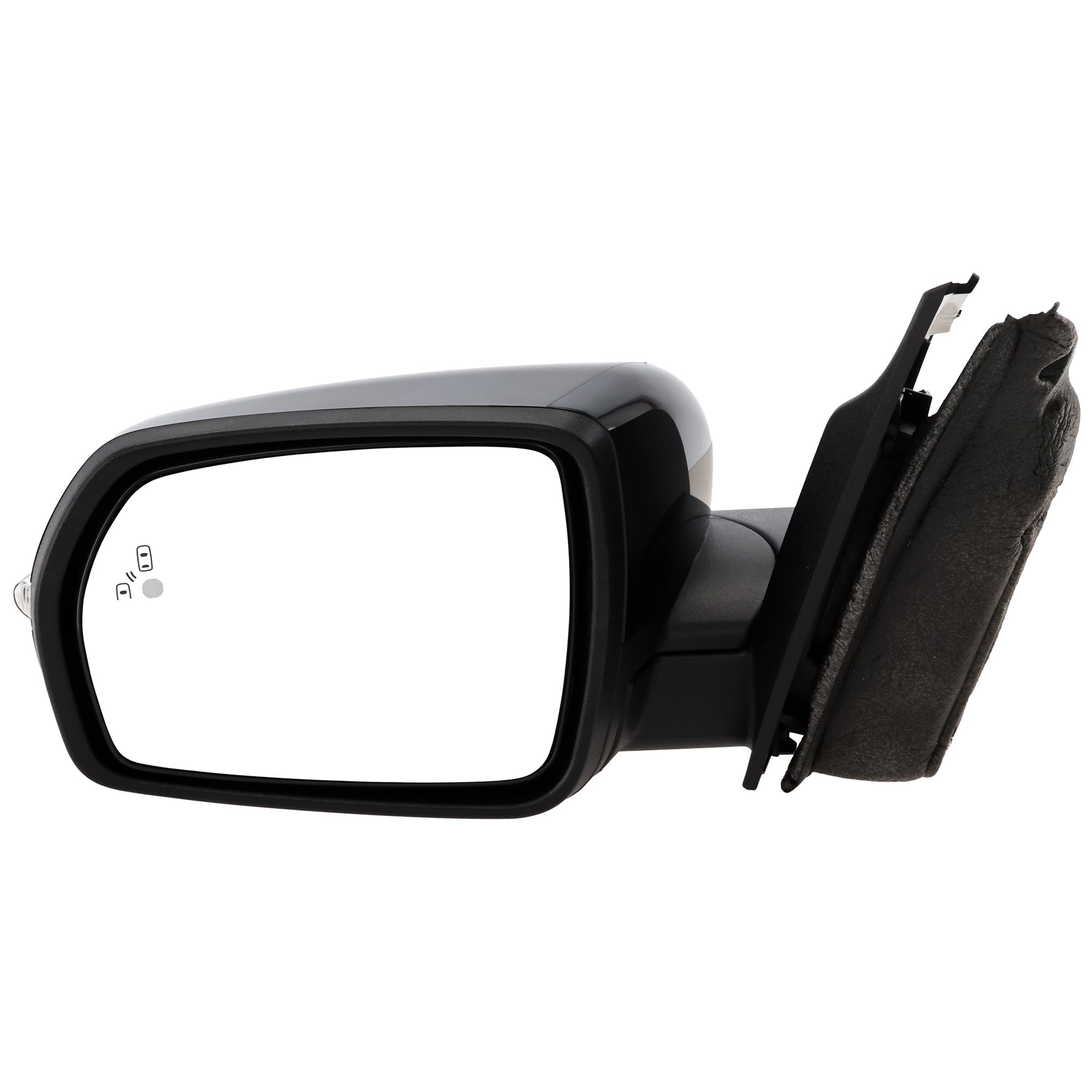 AM EDGE 15-18 MIRROR LH Power Manual Folding Heated Paintable w BSD in Glass and In housing Signal Light No Auto dimming and Memory w Puddle Lamp SKU FD387EL S Partslink FO1320561 OEM FT4Z17683FC PFM