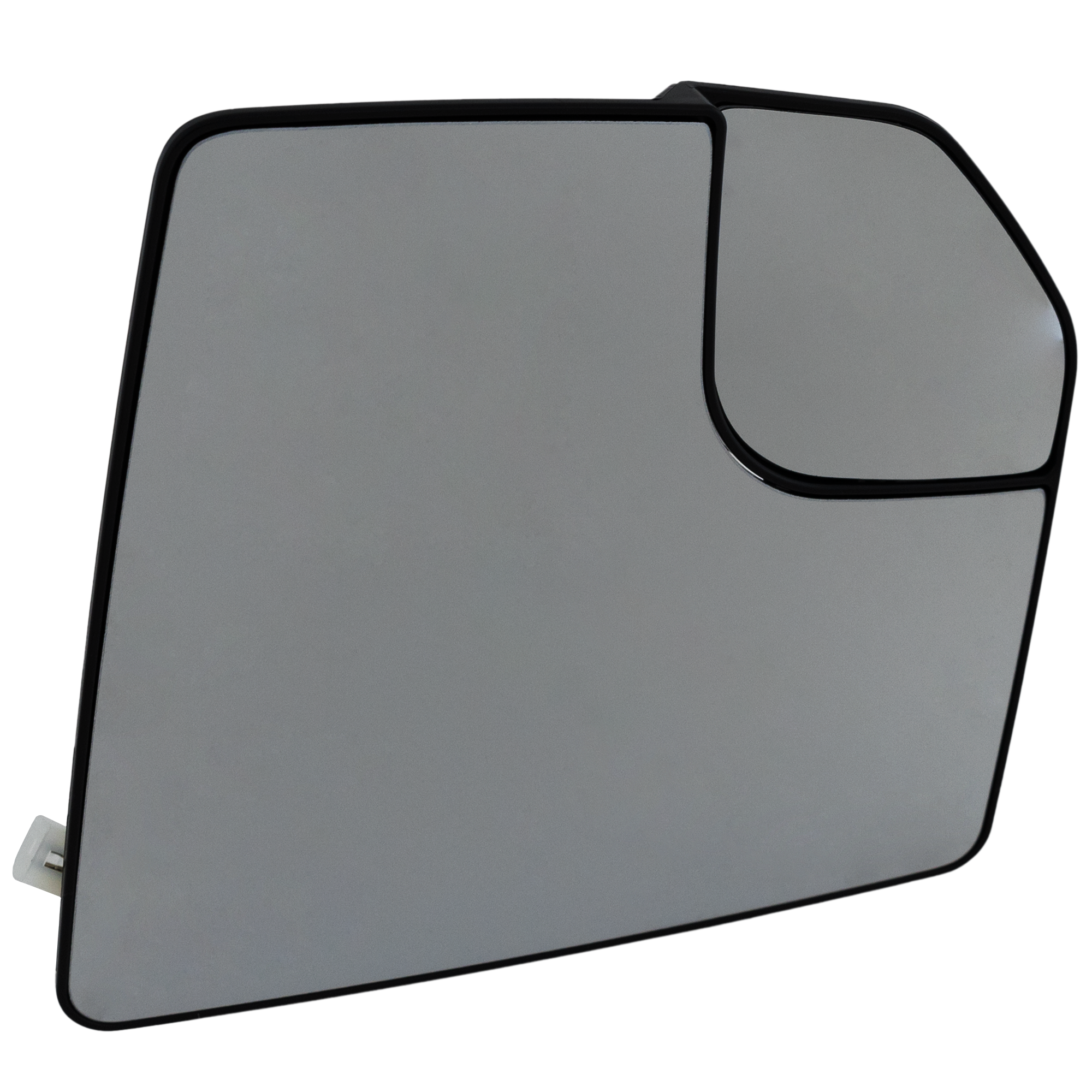 AM F 150-15-18 MIRROR GLASS LH Non Towing Heated w Blind Spot Glass No Memory and Auto Dimming SKU FD387GL 3 Partslink FO1324140 OEM FL3Z17K707AF