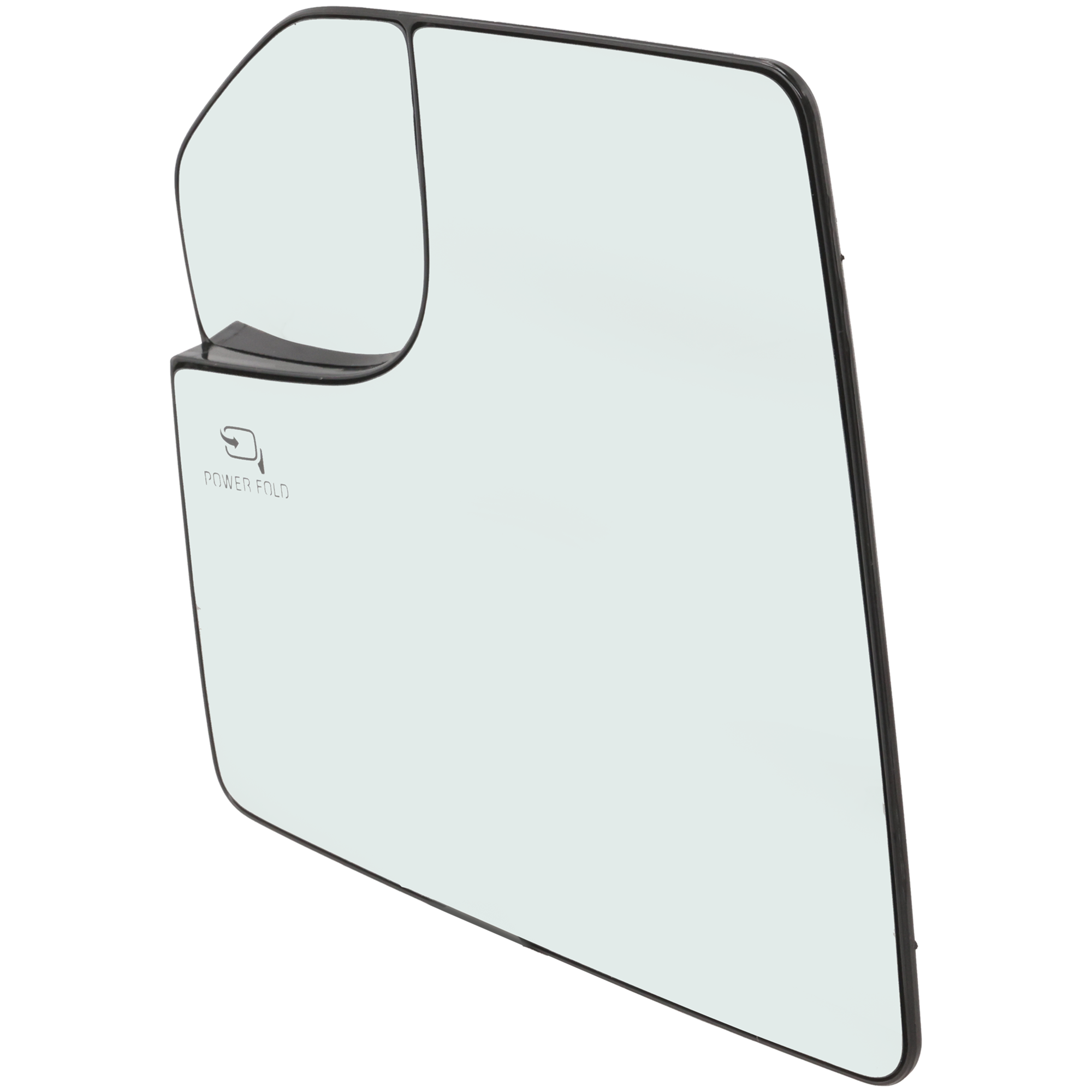 AM F 150-15-20 MIRROR GLASS LH Non Towing Heated w Blind Spot Glass Memory and Auto Dimming Crew Extended Cab SKU FD388GL 2 Partslink FO1324176 OEM FL3Z17K707N PFM FL3Z17K707AG P