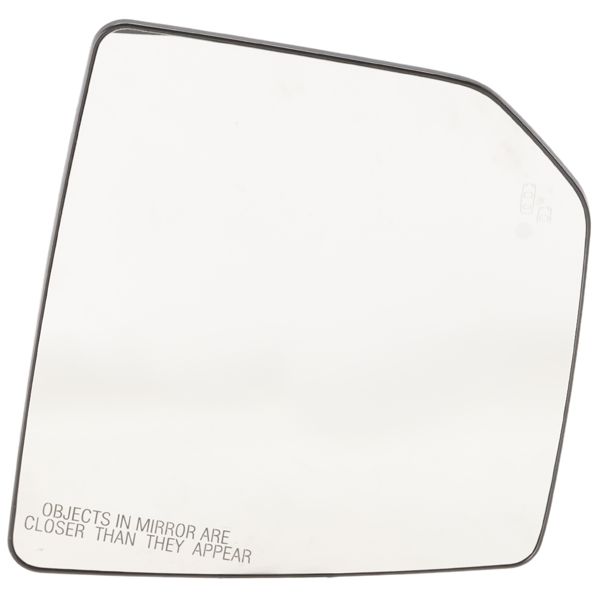 AM F 150-15-20 MIRROR GLASS RH Non Towing Heated w Blind Spot Detection and Side Object Sensor No Memory and Auto Dimming Crew Extended Cab SKU FD389GR Partslink FO1325141 OEM FL3Z17K707D
