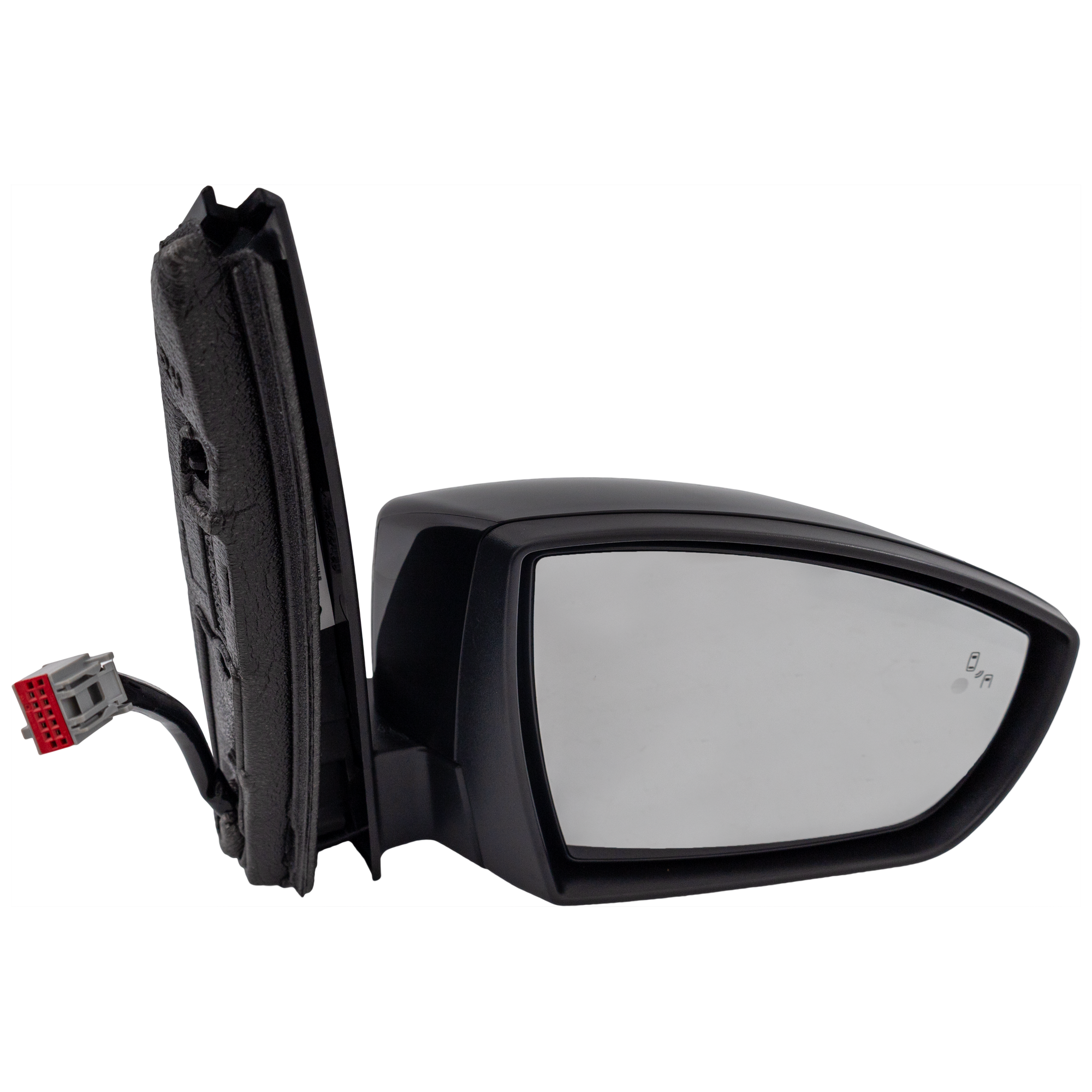 AM C MAX 17-18 MIRROR RH Power Manual Folding Heated Paintable w BSD in Glass and In housing Signal Light No Auto dimming and Memory w Puddle lamp SKU FD38ER S Partslink FO1321546 OEM HM5Z17682A PFM CP9Z17D742CA