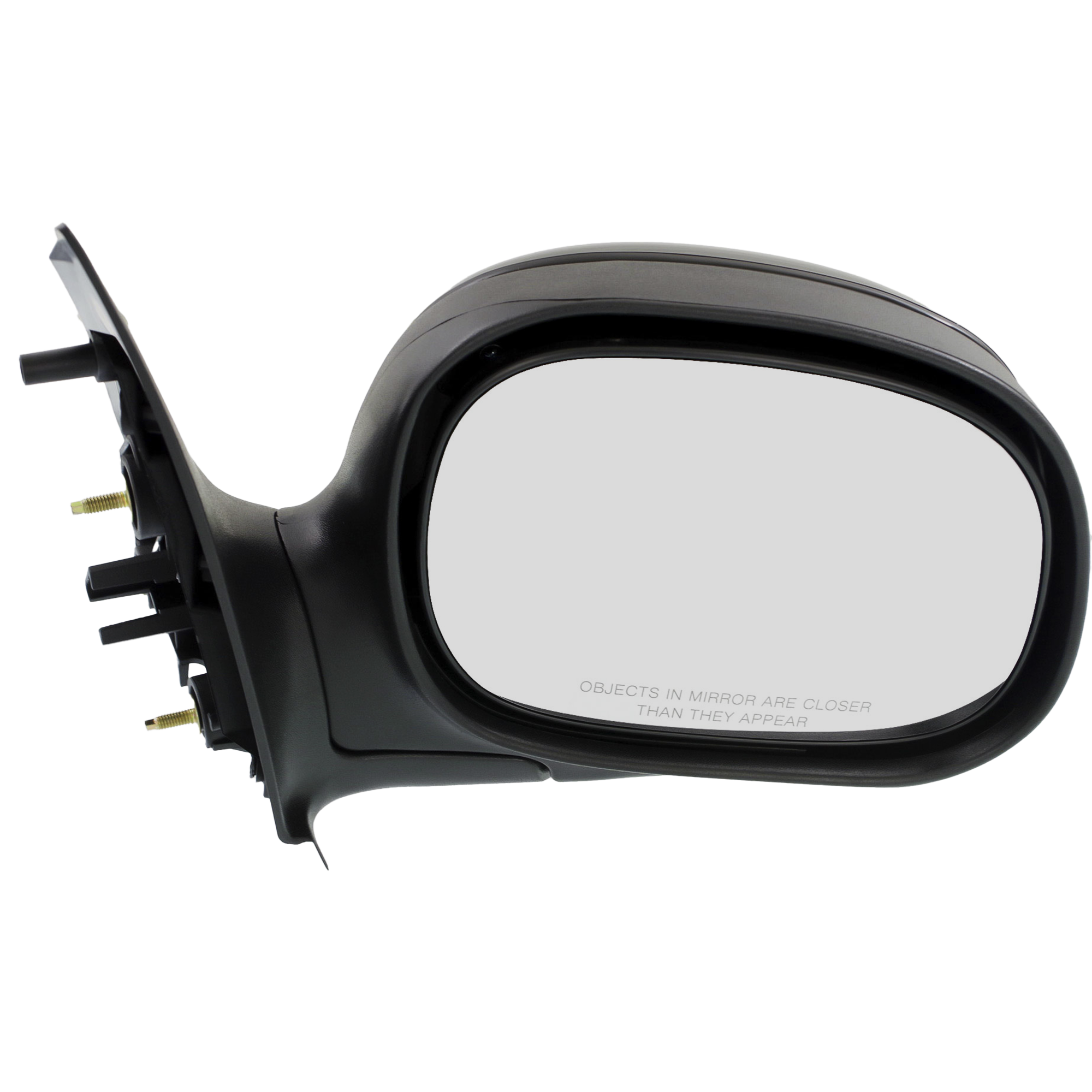 AM F 150-97-02 F 250-97-99 MIRROR RH Non Towing Manual Adjust Manual Folding Non Heated Paintable Contour Style Standard Extended Cab SKU FD39R Partslink FO1321178 OEM F85Z17682BAA