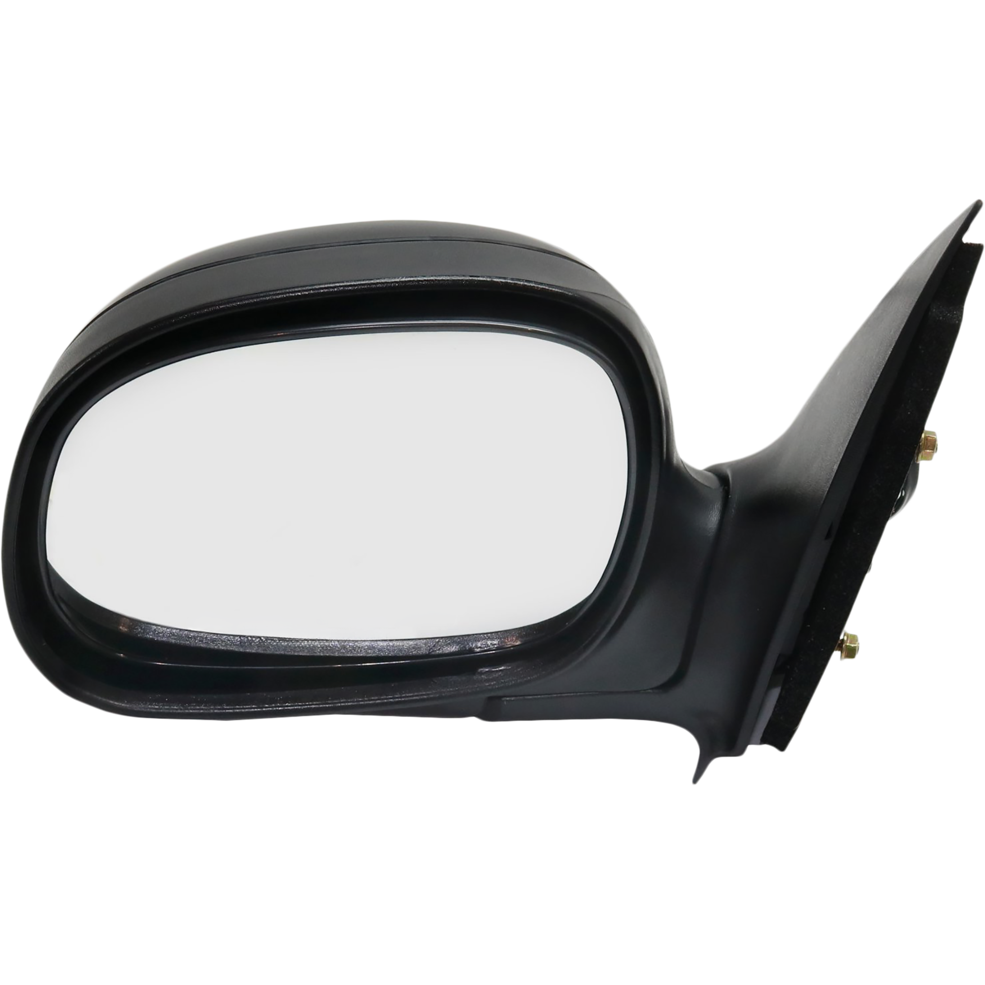 AM F 150-98-01MIRROR LH Power Manual Folding Non Heated Paintable Contour Style No Signal Light Regular SuperCab SKU FD40EL Partslink FO1320134 OEM F85Z17683FAB