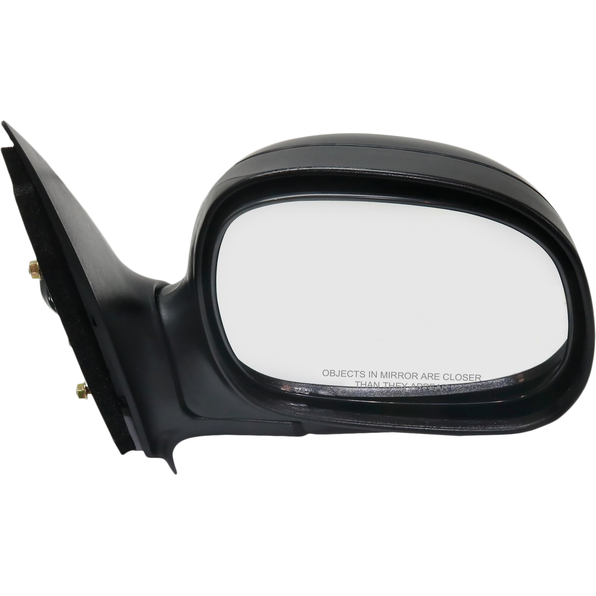 AM F 150-98-01 MIRROR RH Power Manual Folding Non Heated Paintable Contour Style No Signal Light Regular SuperCab SKU FD40ER Partslink FO1321134 OEM F85Z17682FAA