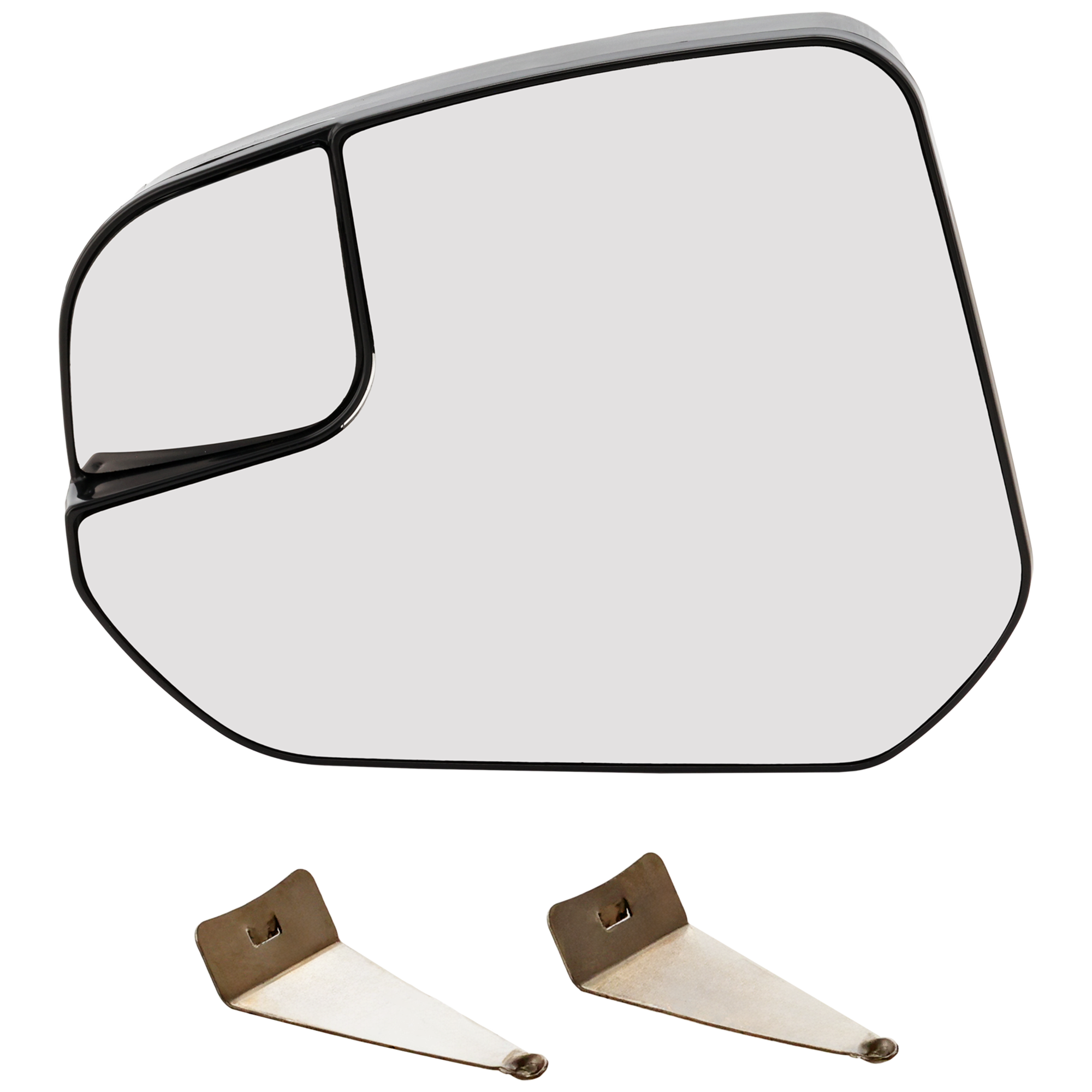 AM TRANSIT CONNECT 14-18 MIRROR GLASS LH Non Towing Manual Non Heated Small Housing No Auto dimming Blind Spot Detection SKU FD472GL Partslink FO1324166 OEM DT1Z17K707G