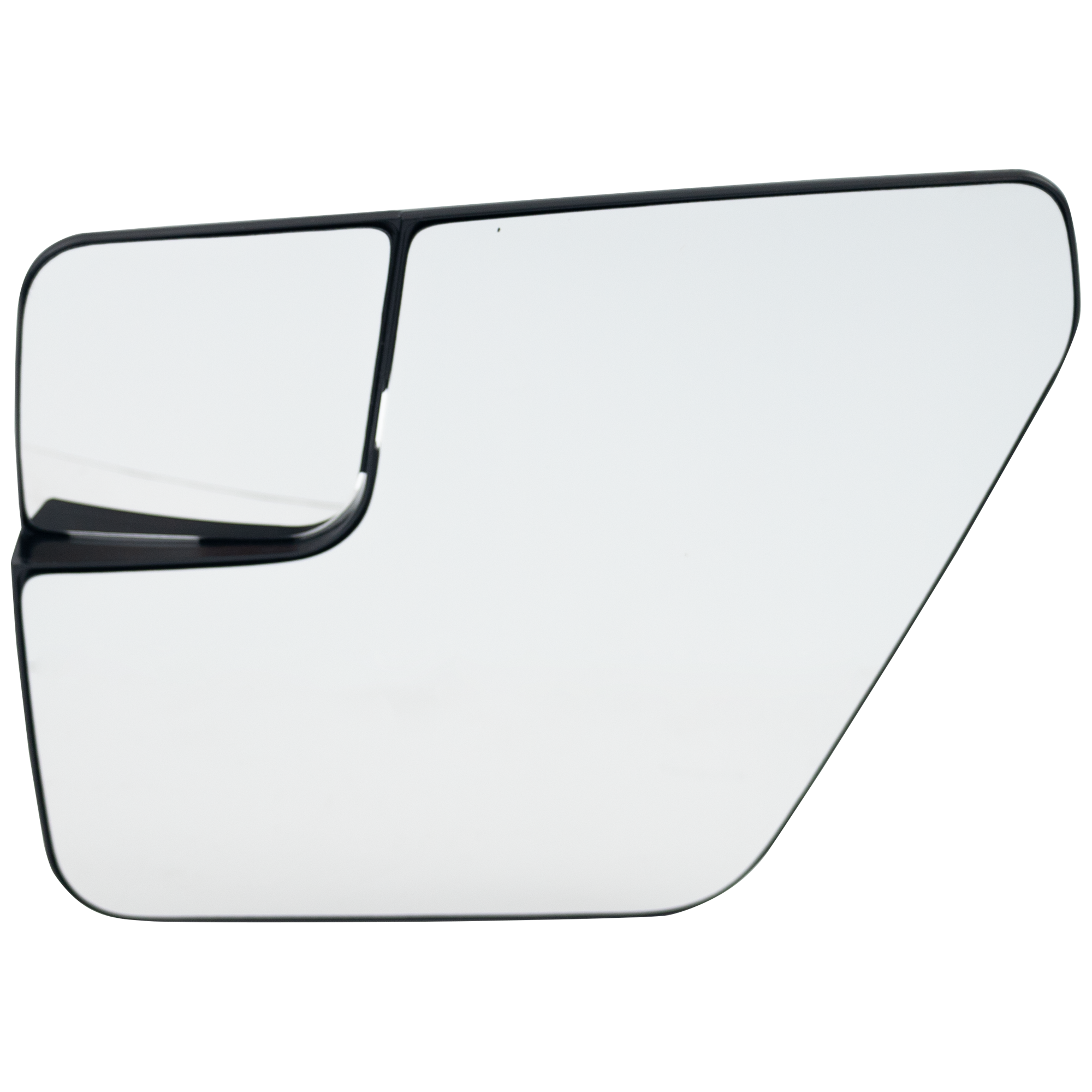 AM F 150-21-25 MIRROR GLASS LH Non Heated Non Towing No Auto dimming Blind Spot Detection Exc. Raptor Model SKU FD534GL Partslink FO1324205 OEM ML3Z17K707K
