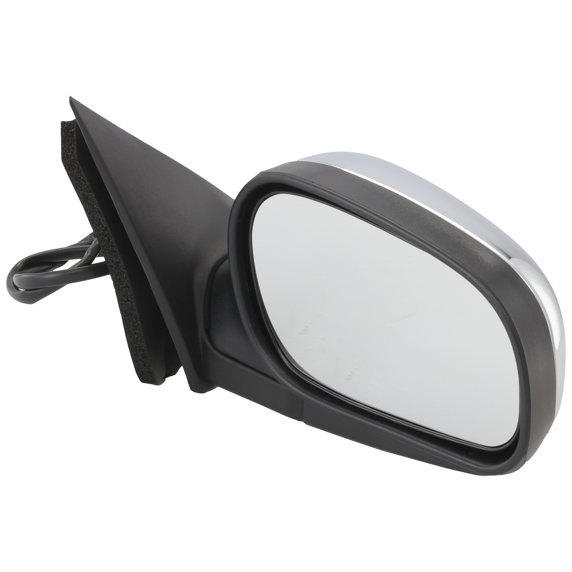 AM CROWN VICTORIA 98-01-03-08 MIRROR RH Power Manual Folding Non Heated Chrome No Auto dimming BSD Memory and Signal Light SKU FD60ER C Partslink FO1321415 OEM 6W7Z17682AA PFM