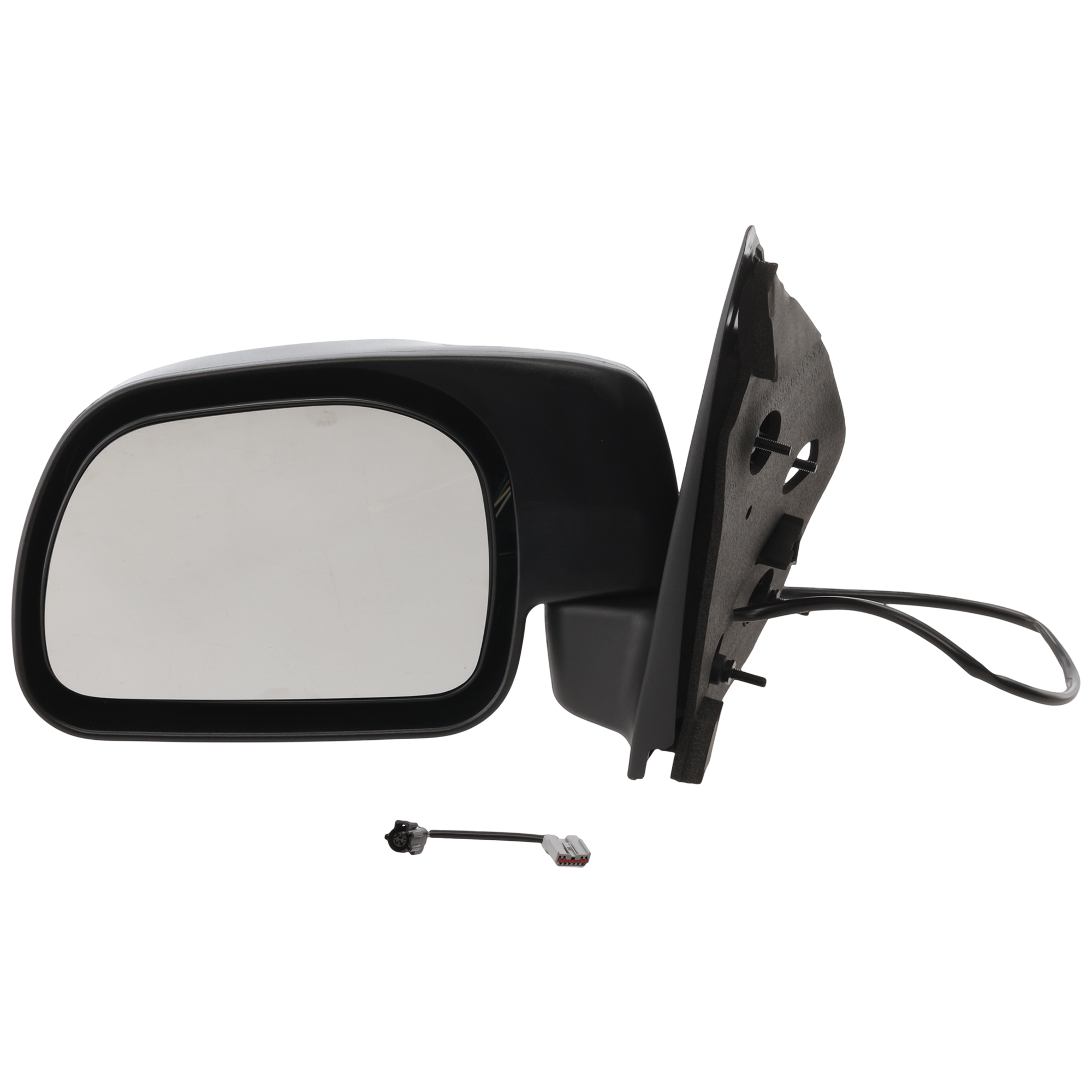 AM F SERIES SUPER DUTY 99-07 MIRROR LH Non Towing Power Manual Folding Non Heated Textured SKU FD68EL Partslink FO1320213 FO1320255 OEM 1C3Z17683AAB F81Z17683BAB