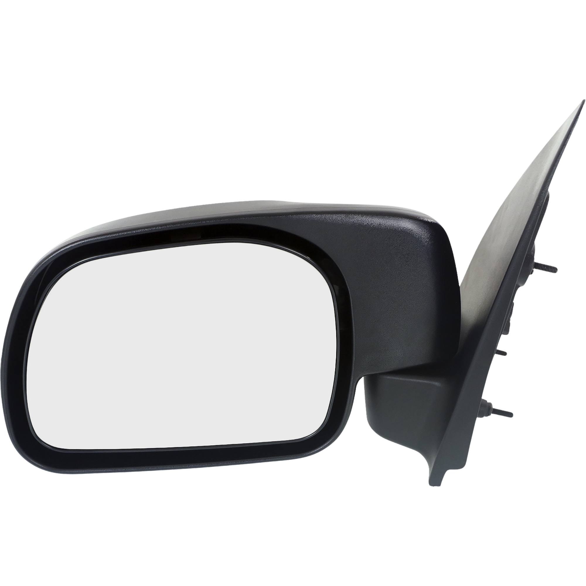 AM F SERIES SUPER DUTY 99-10 MIRROR LH Non Towing Manual Adjust Manual Folding Non Heated Textured Paddle Style SKU FD68L Partslink FO1320209 OEM F81Z17683AAB