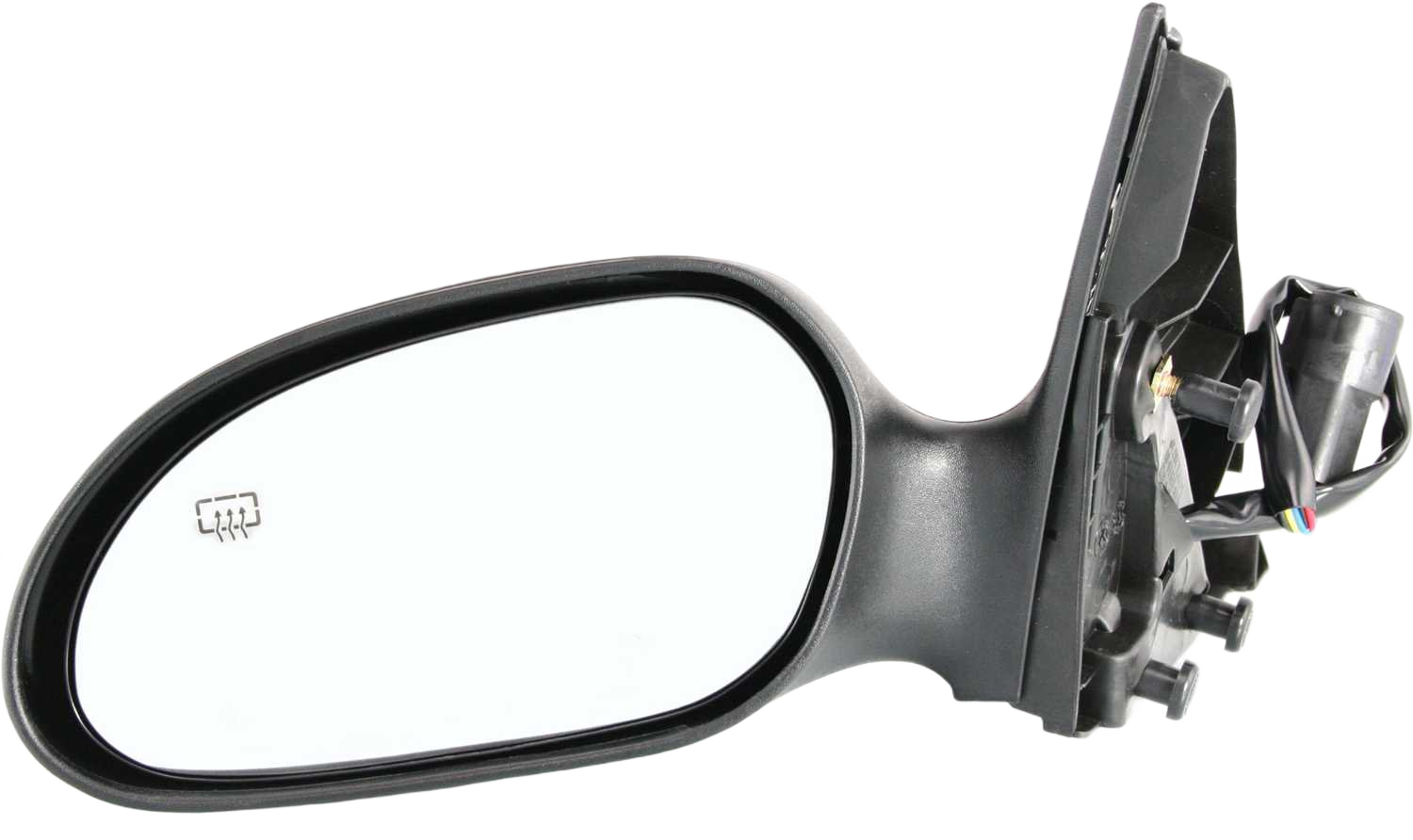 AM SABLE 00-05 TAURUS 00-07 MIRROR LH Power Non Folding Heated Paintable Textured 2 Caps No Puddle Light Sedan Wagon SKU FD70EL Partslink FO1320193 OEM 1F1Z17683BA