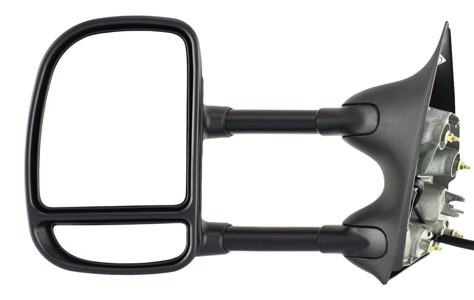 AM F SERIES SUPER DUTY 02-07 EXCURSION 00-05 TOWING MIRROR LH Power Manual Folding Non Heated Textured Dual Glass Dual Arm Type No Signal Light SKU FD79EL Partslink FO1320227 OEM 3C3Z17683DAA