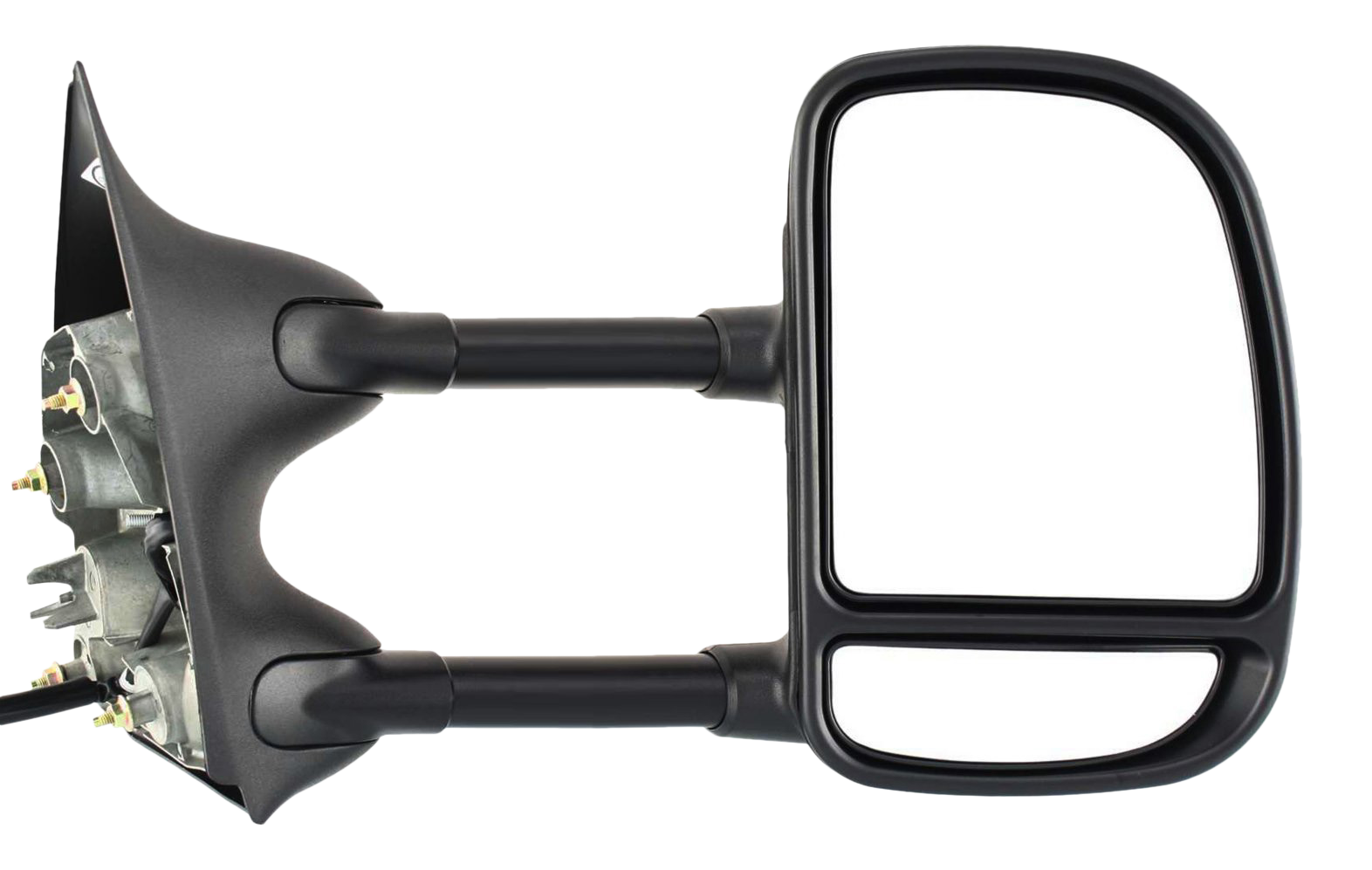 AM F SERIES SUPER DUTY 02-07 EXCURSION 00-05 TOWING MIRROR RH Power Manual Folding Non Heated Textured Dual Glass Dual Arm Type No Signal Light SKU FD79ER Partslink FO1321227 OEM 3C3Z17682DAA