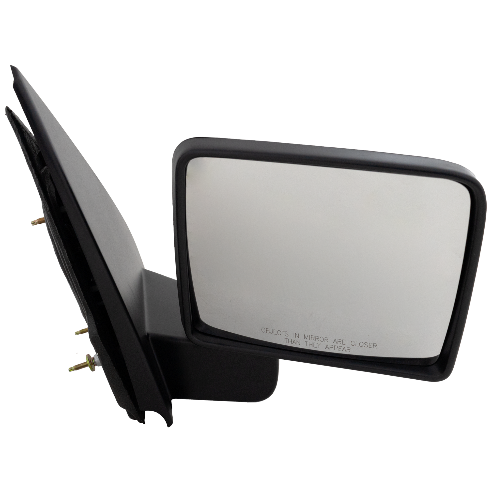 AM F 150-04-08 MIRROR RH Non Towing Manual Adjust Manual Folding Non Heated Textured Paddle Style No Auto dimming BSD Memory and Signal Light New Body Style SKU FD82R Partslink FO1321244 OEM 8L3Z17682DB