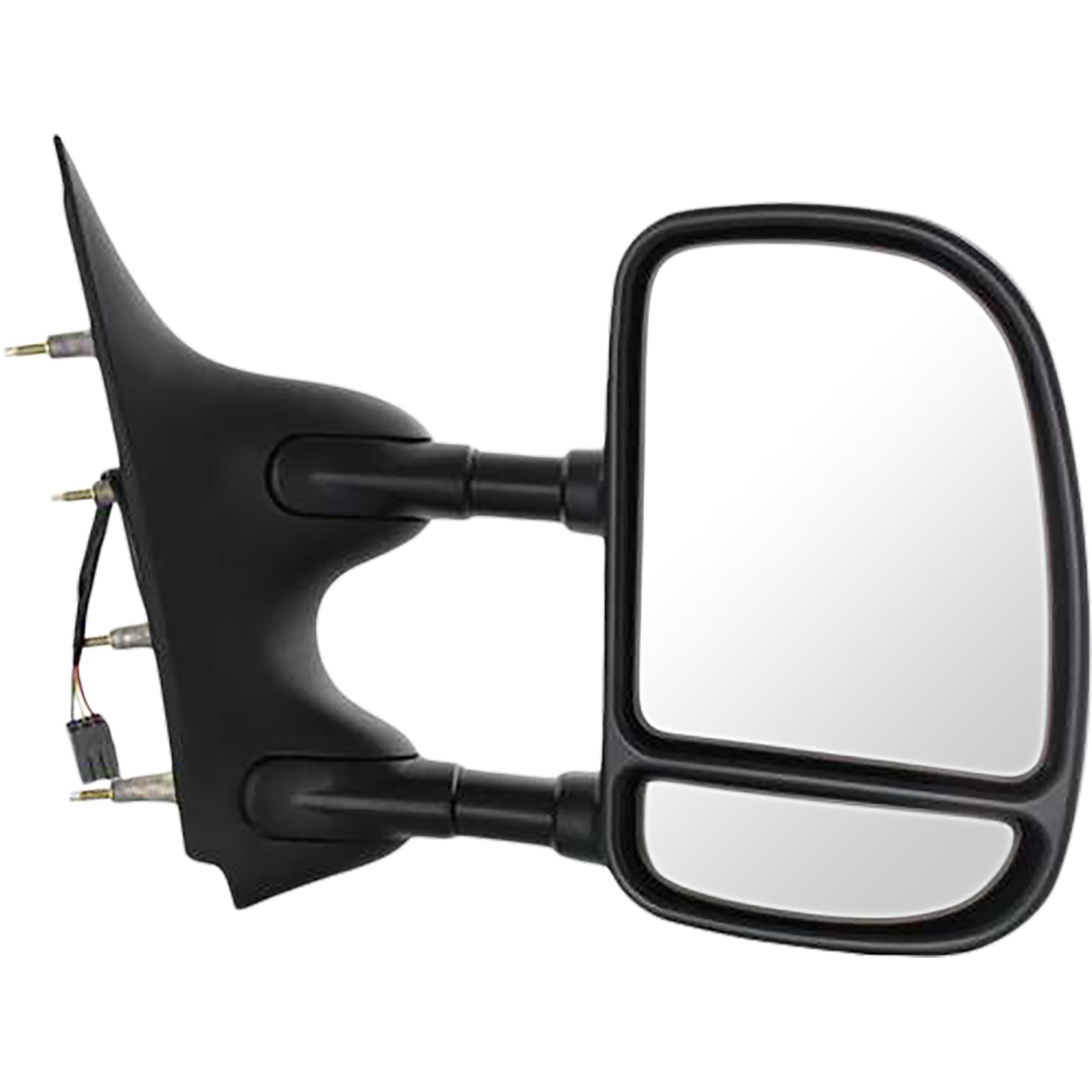 AM ECONOLINE VAN 02-08 TOWING MIRROR RH Power Manual Folding Non Heated Textured No Auto dimming and Signal Light 4 Bolt Mount SKU FD84ER Partslink FO1321237 OEM 7C2Z17682CA
