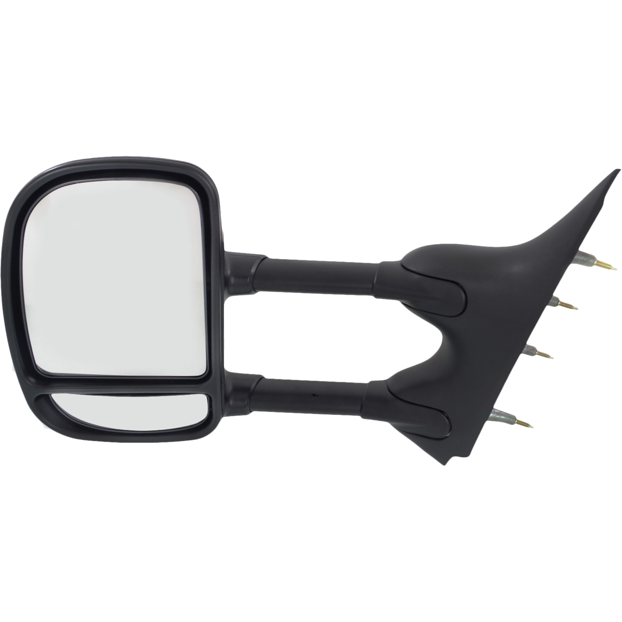 AM ECONOLINE VAN 03-14 TOWING MIRROR LH Manual Adjust Manual Folding Non Heated Textured No Auto dimming BSD Memory and Signal Light 4 Bolt Mount SKU FD84L Partslink FO1320238 OEM 7C2Z17683DA