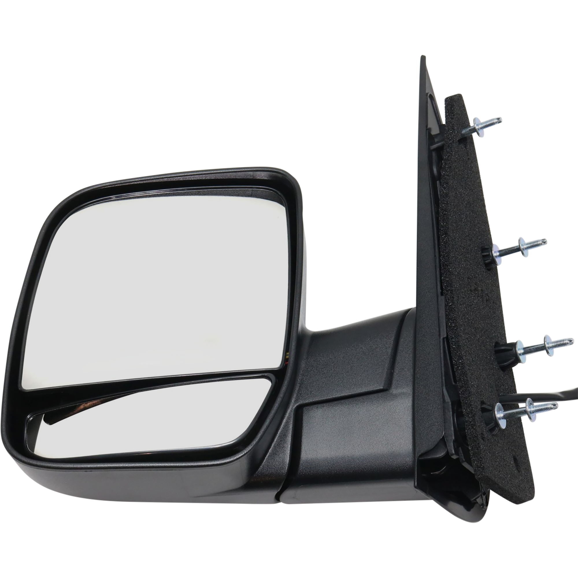 AM E 350 SUPER DUTY 02-08 MIRROR LH Non Towing Power Manual Folding Non Heated Textured Black No Auto dimming BSD Memory and Signal Light Dual Glass 4 Bolt Mount SKU FD86EL Partslink FO1320254 OEM 2C2Z17683AAB