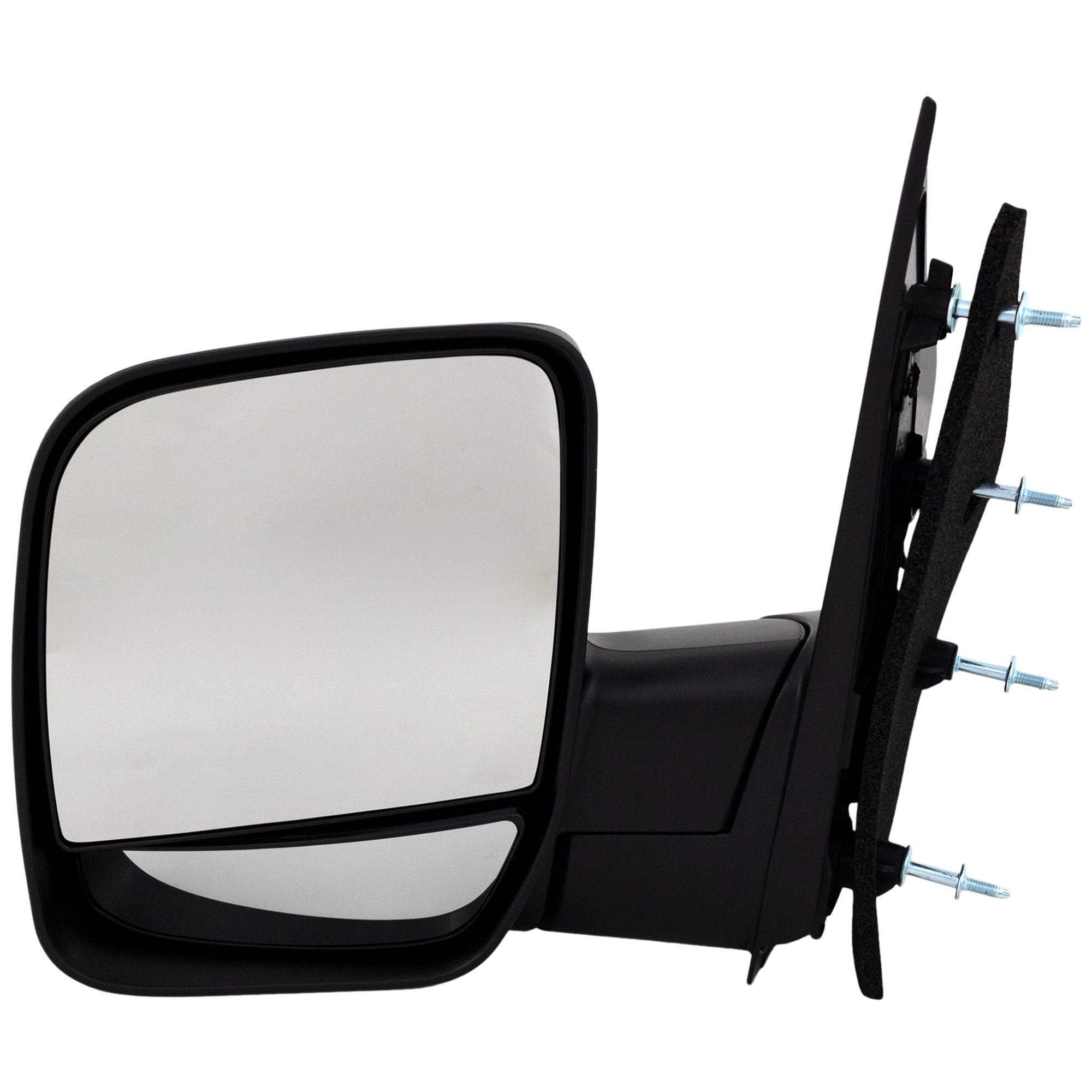 AM ECONOLINE VAN 03-04 MIRROR LH Non Towing Manual Adjust Manual Folding Non Heated Textured Black No Auto dimming BSD Memory and Signal Light Dual Glass 4 Bolt Mount SKU FD86L Partslink FO1320253 OEM 3C2Z17683FAA