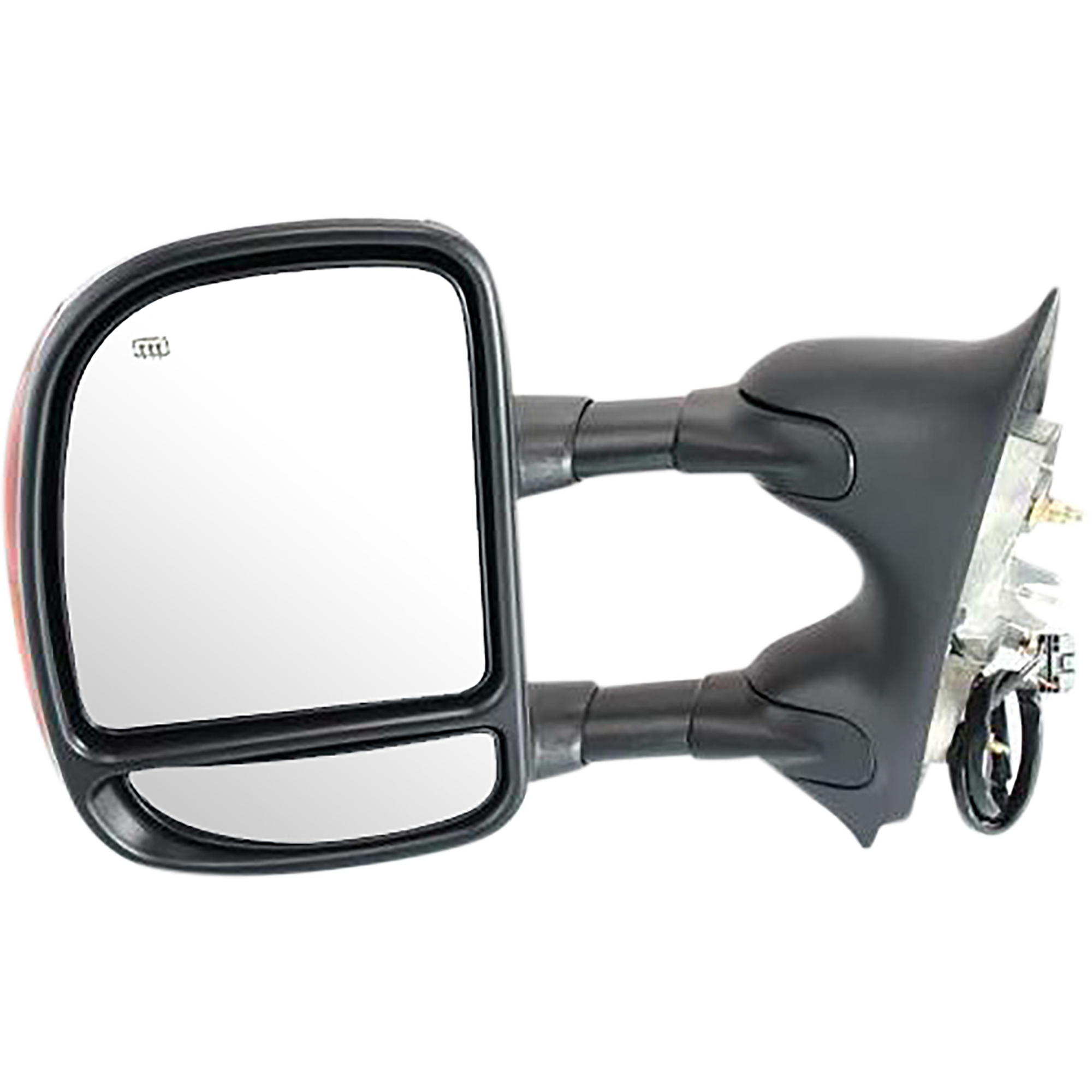AM F SERIES SUPER DUTY 02-07 EXCURSION 00-05 TOWING MIRROR LH Power Manual Folding Heated Chrome Dual Glass Double Swing Type w Signal Light SKU FD89CL Partslink FO1320269 FO1320268 FO1326107 OEM 1C3Z17683DAA 5C3Z17683EAA 6C3Z