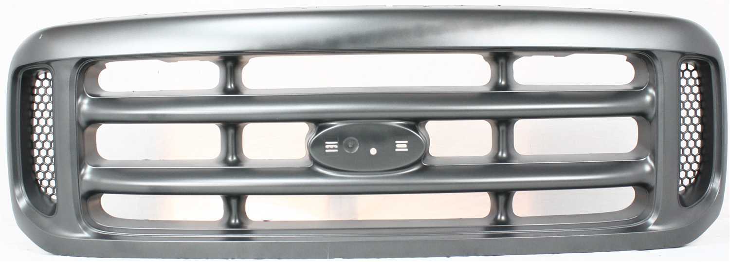 AM F SERIES SUPER DUTY 99-04 GRILLE Cross Bar Insert Painted Silver SKU FD9311 Partslink FO1200362 OEM YC3Z8200AAA