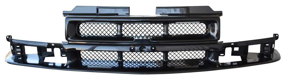 AM 98-00 S 10 GRILLE BLK LS LT W O APPEAR GM1200418 SKU FIT0872047