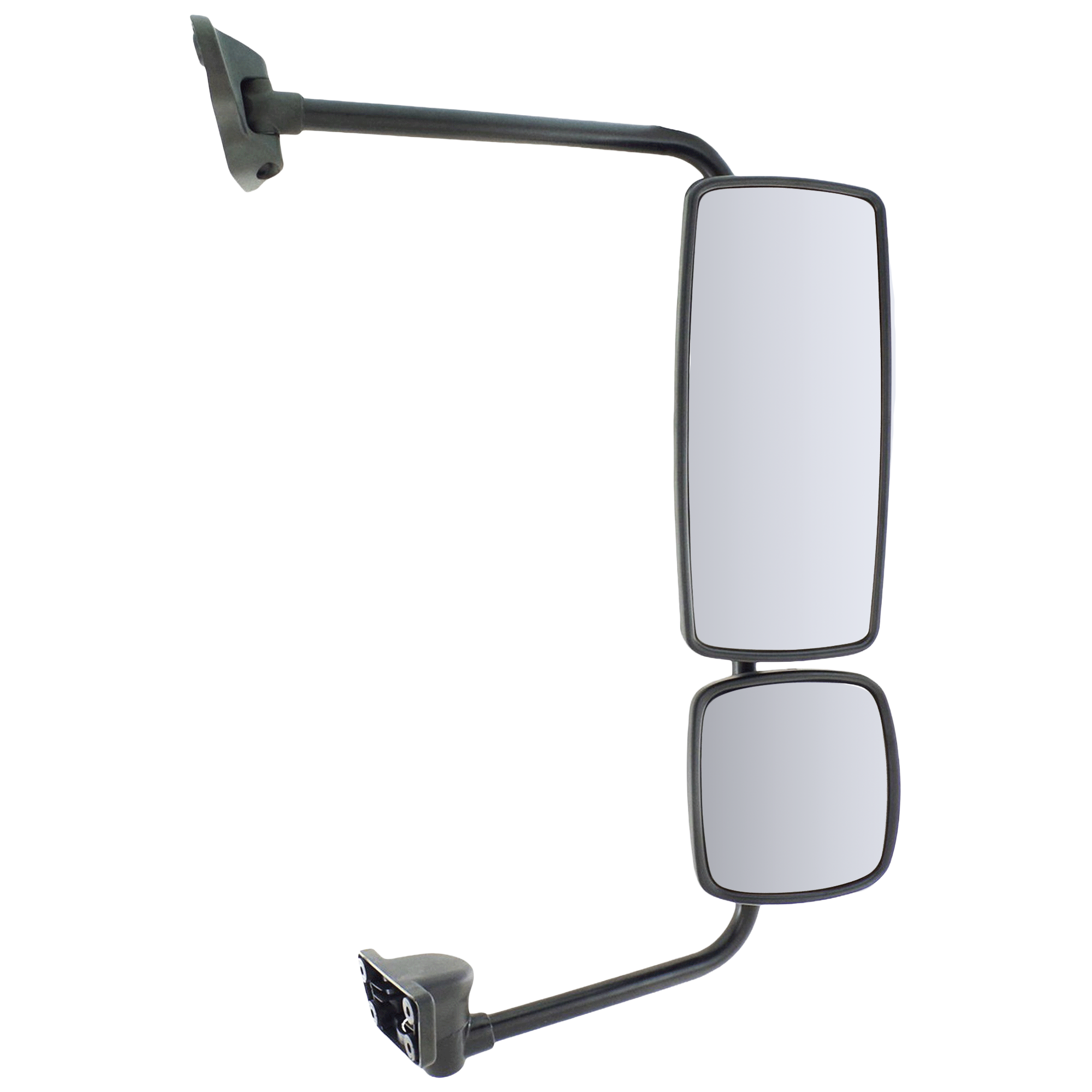 AM FREIGHTLINER COLUMBIA M2-100-106-04-16 MIRROR RH Manual Adjust Manual Folding Non Heated Paintable Wide Angle w Arm SKU FL01R HD OEM Performance HDTruck