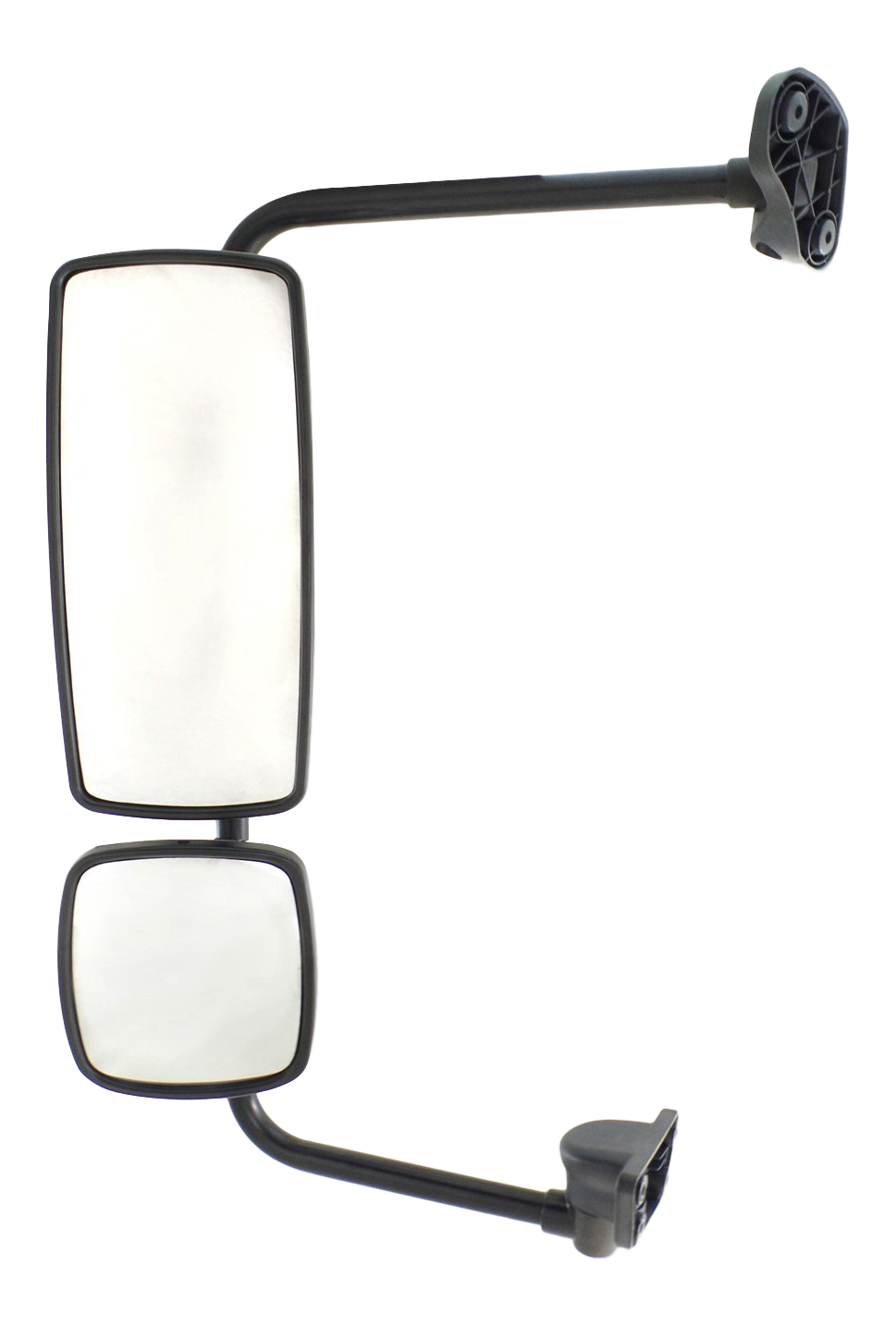 AM FREIGHTLINER COLUMBIA M2-100-106-04-16 MIRROR LH Manual Adjust Manual Folding Non Heated Chrome Wide Angle w Arm SKU FL03CL HD OEM Performance HDTruck