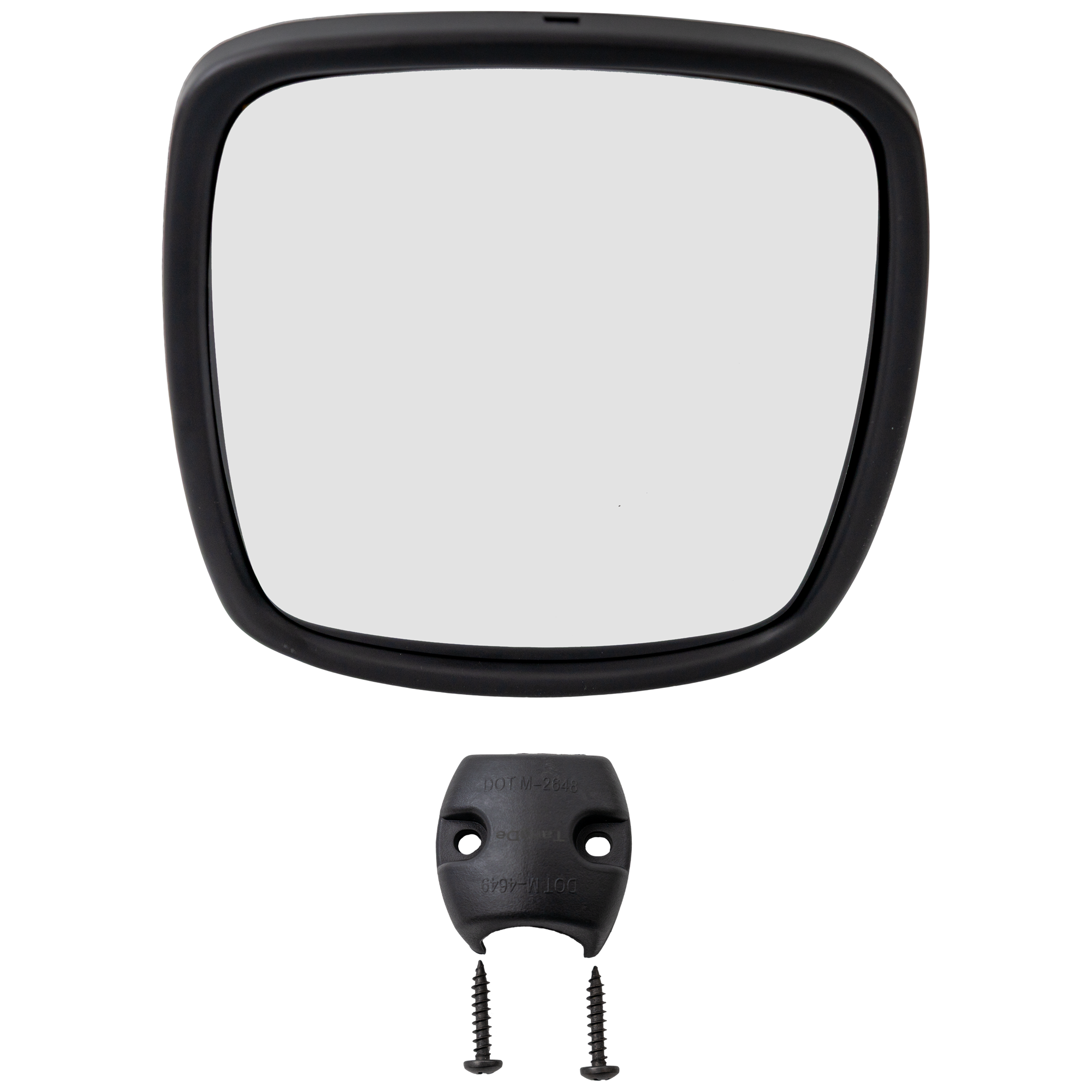 AM FREIGHTLINER M2-100-106-04-16 MIRROR HEAD RH=LH Lower Manual Adjust Non Heated Chrome SKU FL07CS HD OEM Performance HDTruck