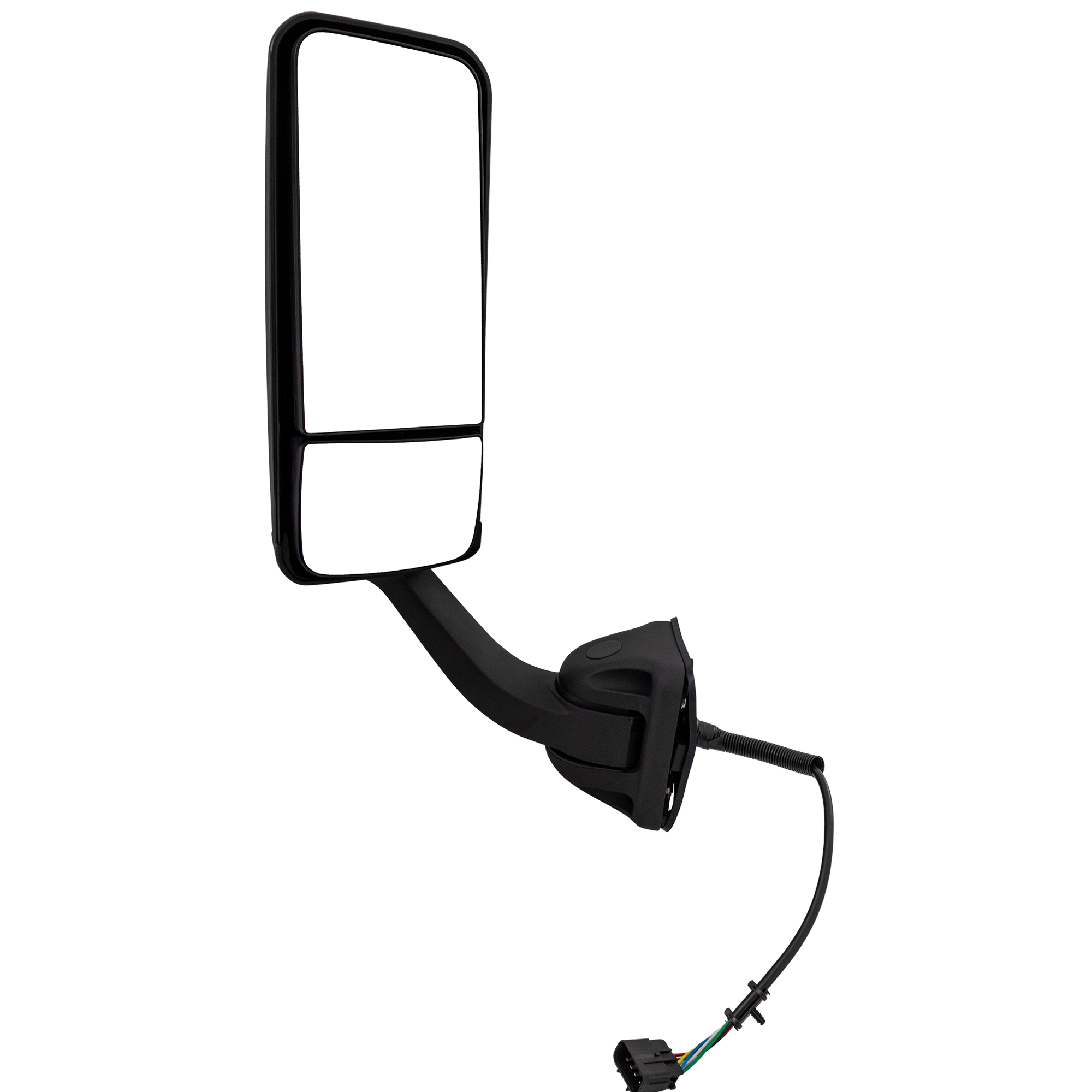AM FREIGHTLINER CASCADIA 08-17 MIRROR LH Power Heated Paintable Manual Folding w Short Arm SKU FL11EL HD OEM A2260713002