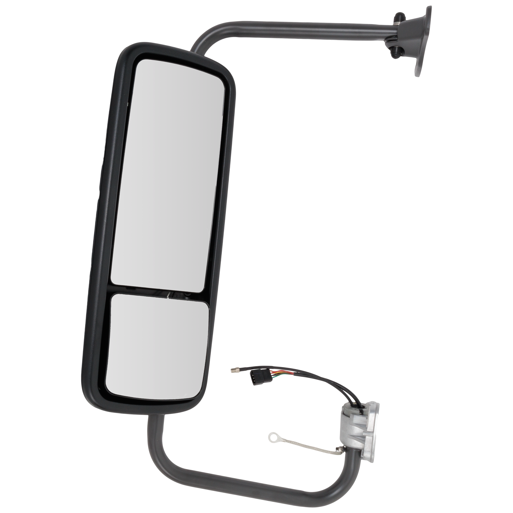 AM FREIGHTLINER COLUMBIA 02-11 MIRROR LH Power Heated Textured 1 Piece Type w CB Antenna Conn. SKU FL38EL HD OEM A2265433002