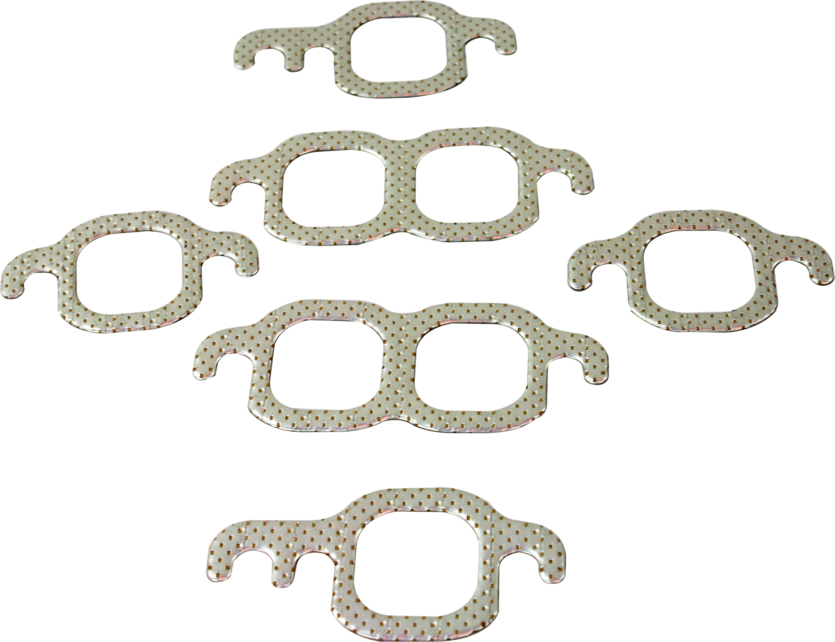 AM FELPRO EXHAUST MANIFOLD GASKET SET COMPRESSED FIBER LAMINATE A high quality direct fit OE repla SKU FPMS9275B