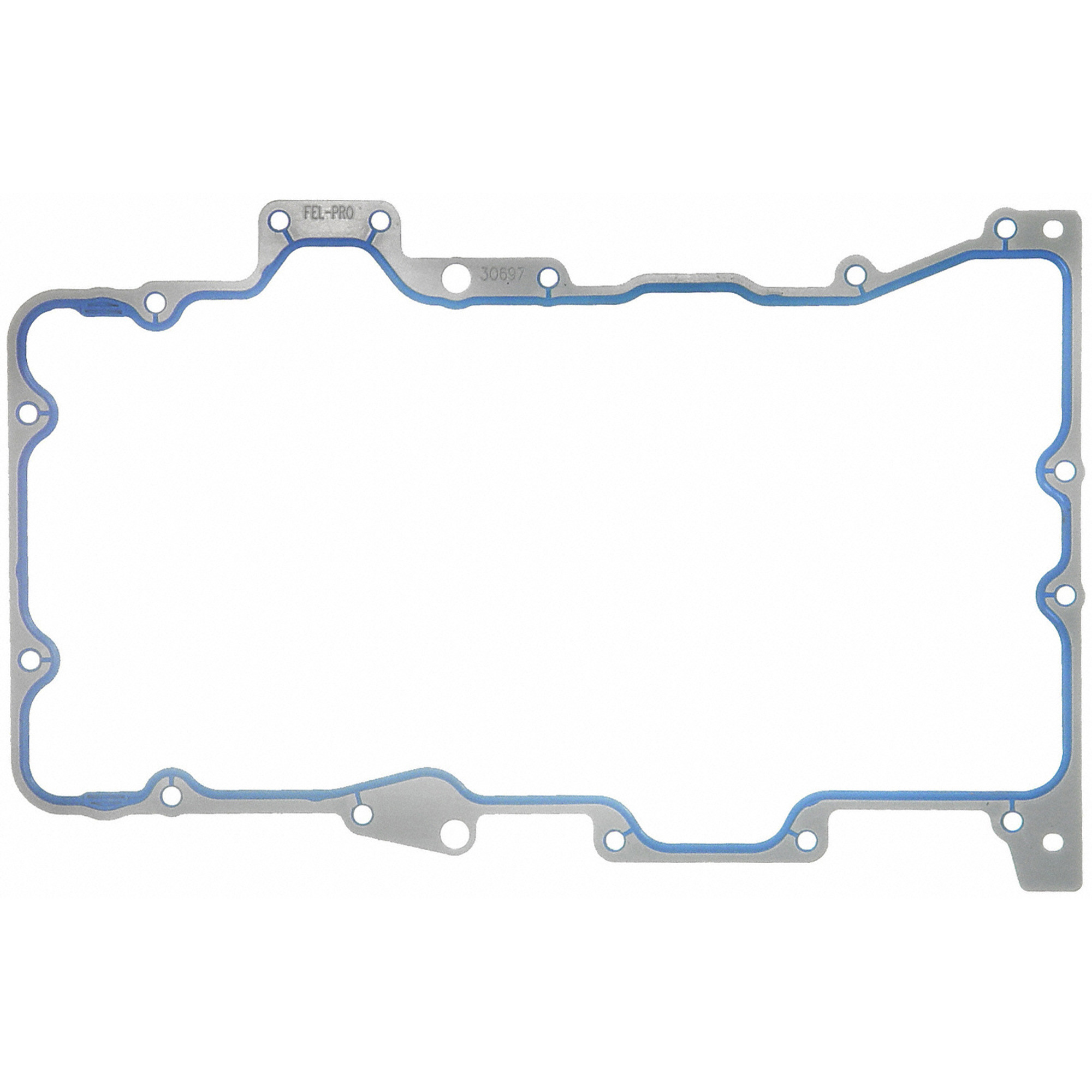 AM FELPRO OIL PAN GASKET SET Includes PermaDry molded rubber gasket Provides superior fit sealing SKU FPOS30697R