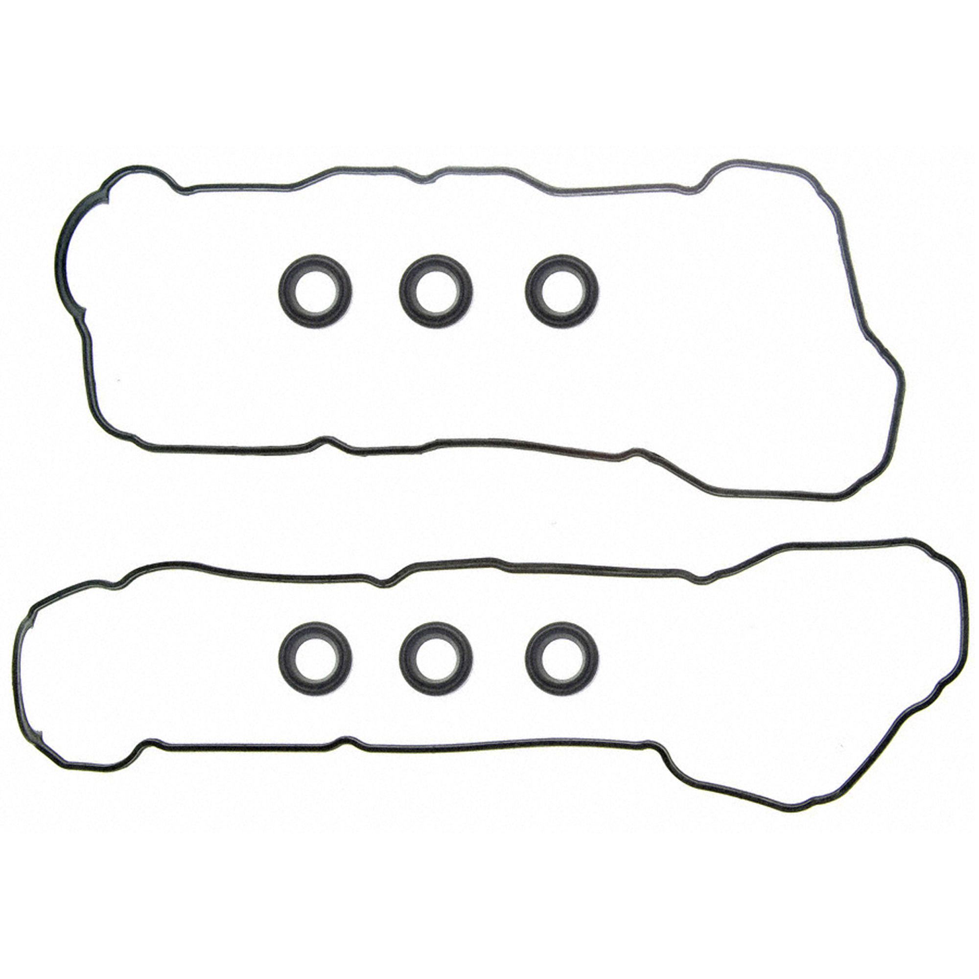 AM FELPRO VALVE COVER GASKET SET Includes PermaDry molded rubber gasket and spark plug tube seals D SKU FPVS50588R