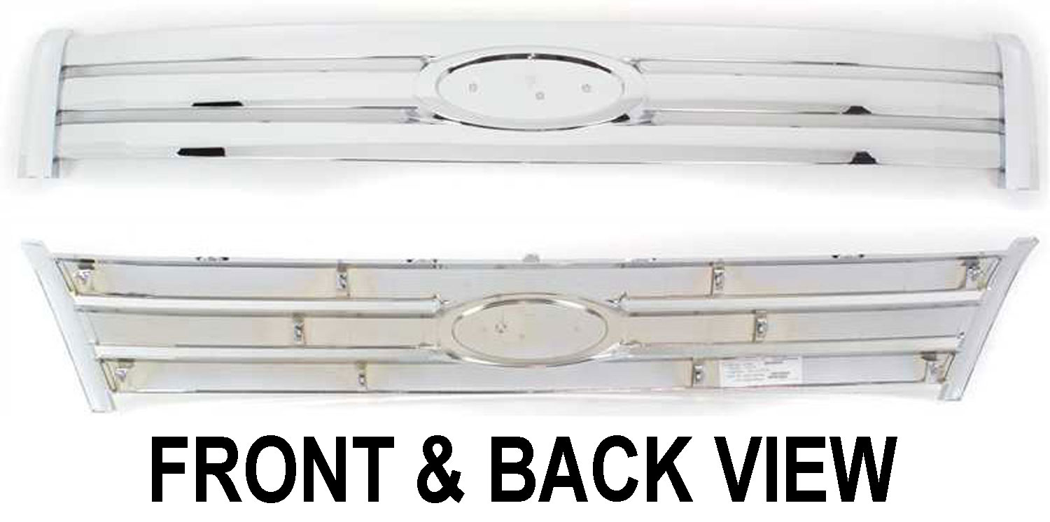 AM TAURUS 08-09 GRILLE Plastic Outer Chrome SKU FT070101