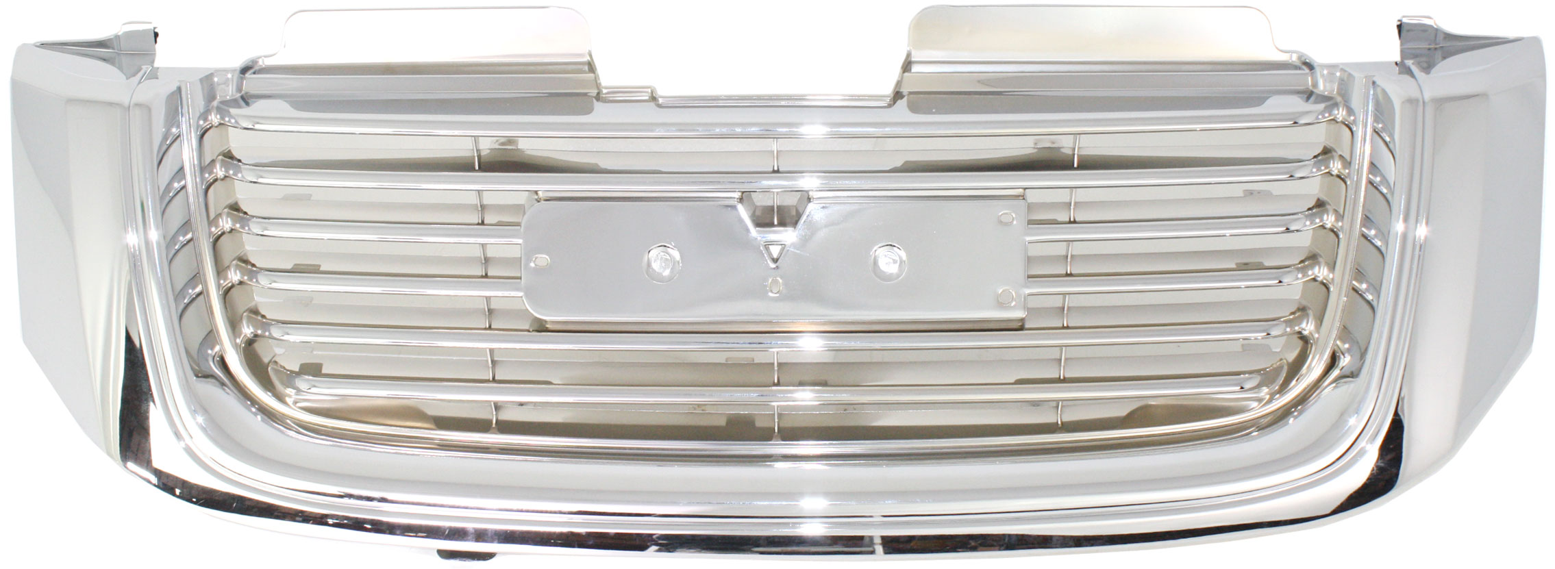 AM ENVOY 02-09 GRILLE Chrome Shell and Insert Horizontal Bar Insert w Chrome Insert Opening w o Washer Hole SKU G070102C Partslink GM1200487 OEM Performance