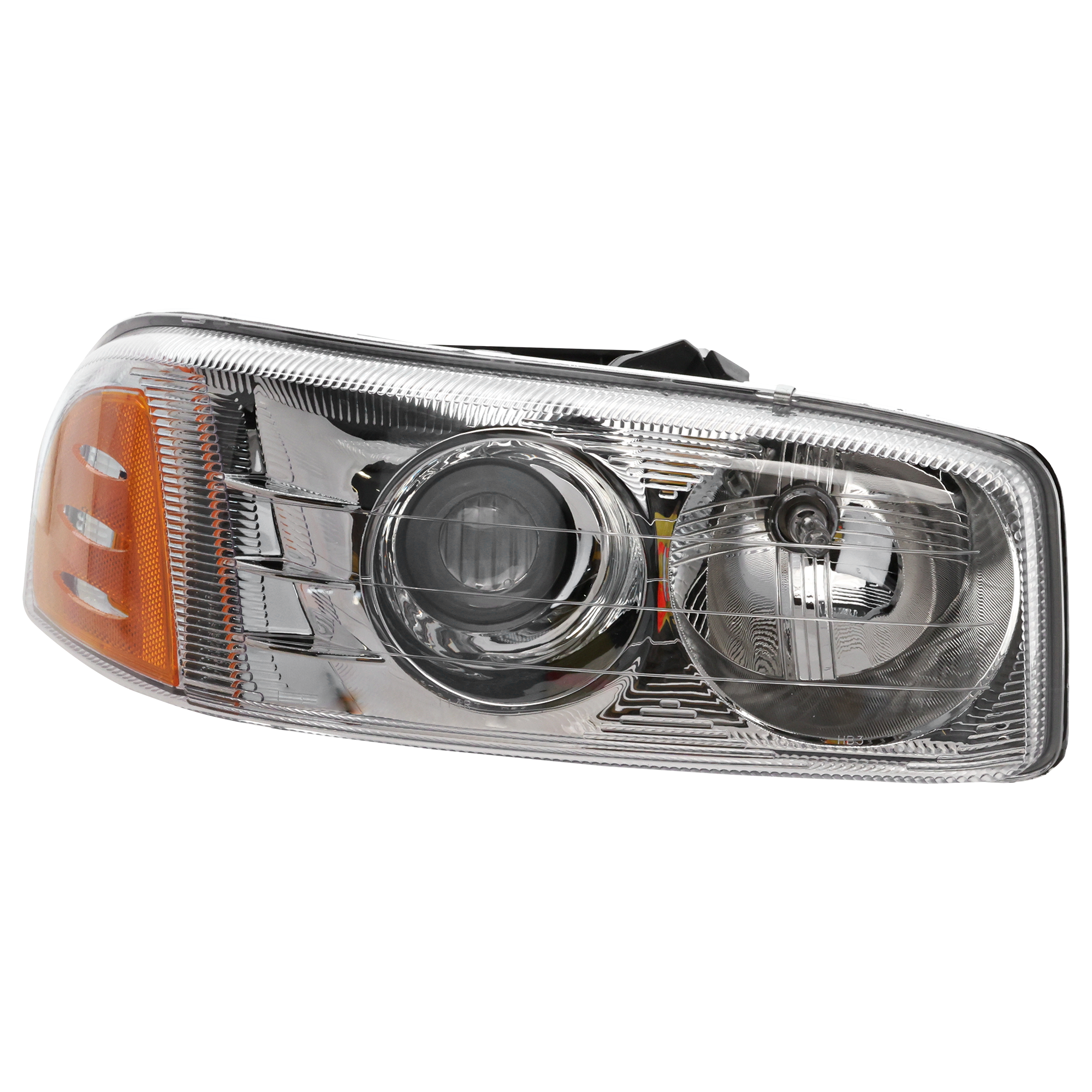 AM SIERRA 1500-01-06 YUKON YUKON XL 01-06 HEAD LAMP RH Assembly Halogen Denali Model Includes 2007 Classic Model SKU G100101 Partslink GM2503214 OEM 15218078