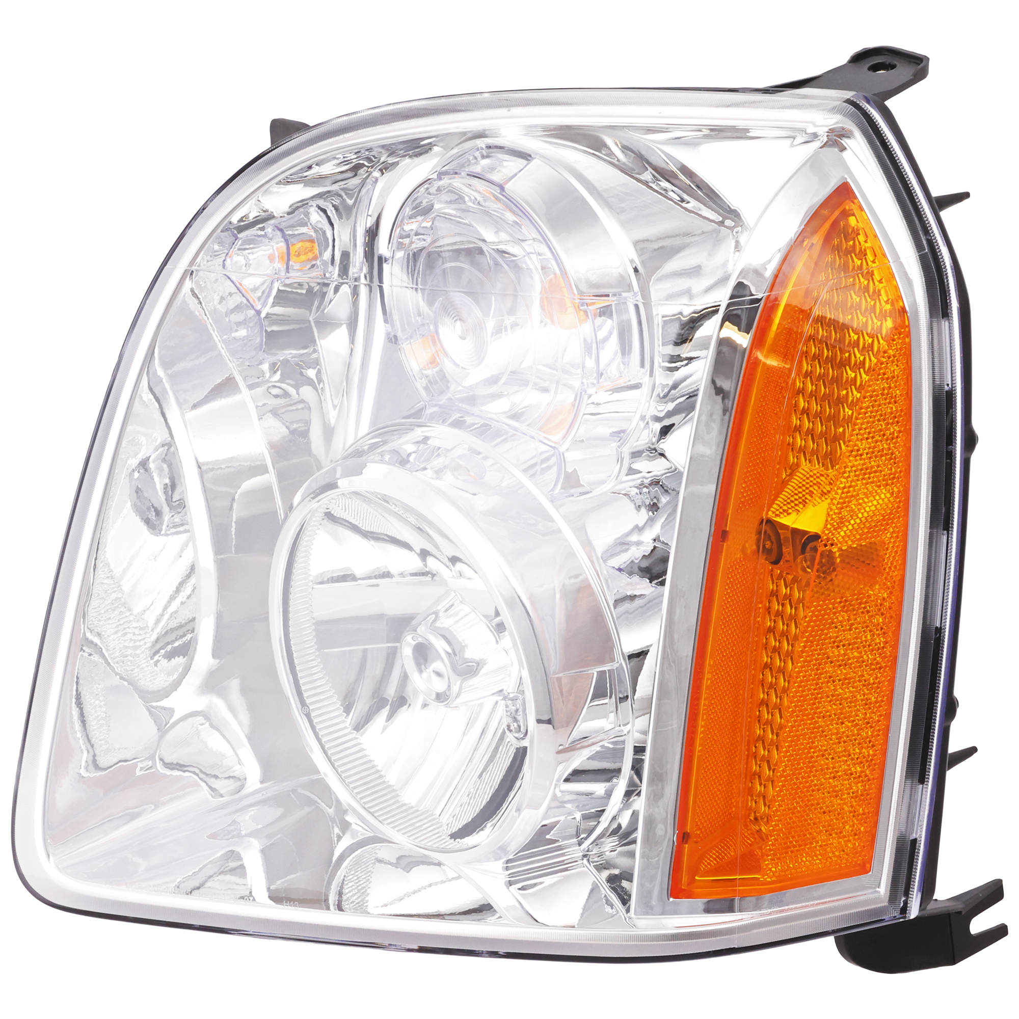 AM YUKON YUKON XL 07-14 HEAD LAMP LH Assembly Halogen Excludes Denali Model CAPA SKU G100106Q Partslink GM2502265C OEM 20969894