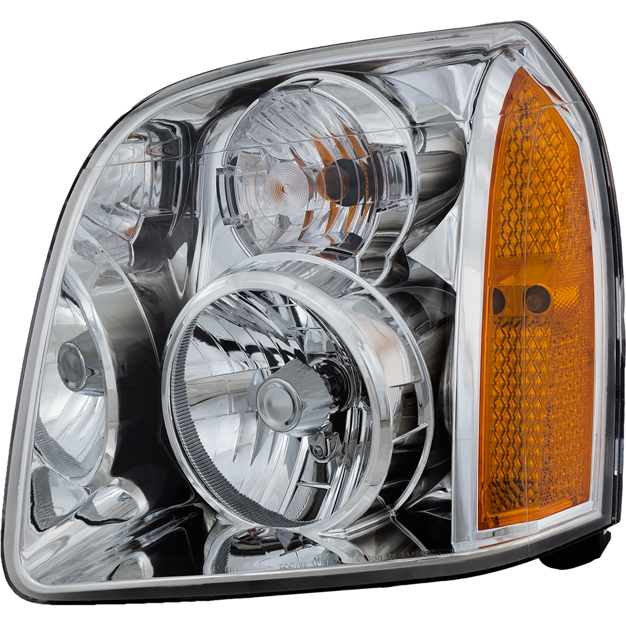 AM YUKON YUKON XL 07-14 HEAD LAMP LH Assembly Halogen Excludes Denali Model SKU G100106 Partslink GM2502265 OEM 20969894
