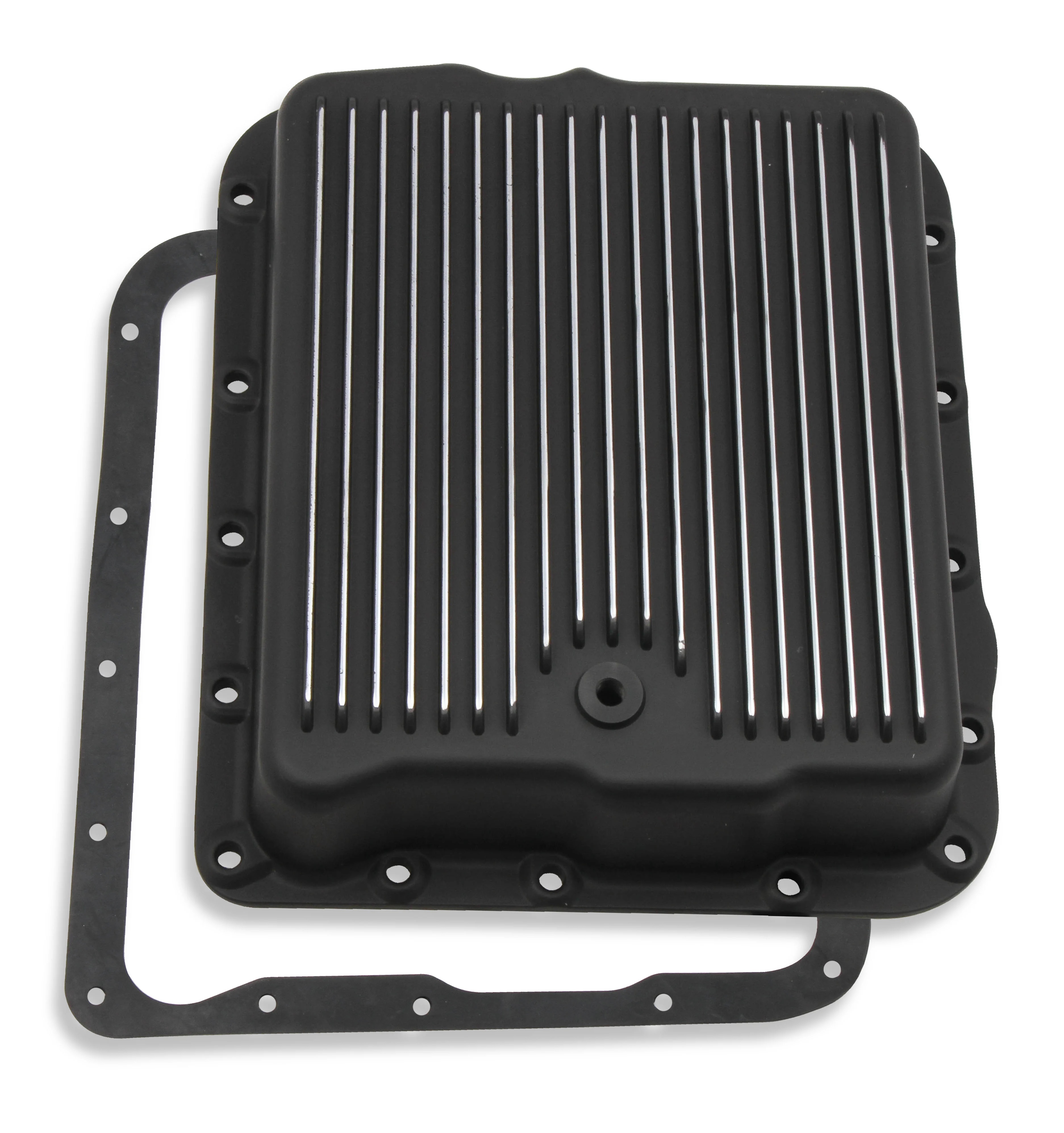 AM TRANS PAN GM 700R4 BLACK ALUMINUM SKU G129797BMRG