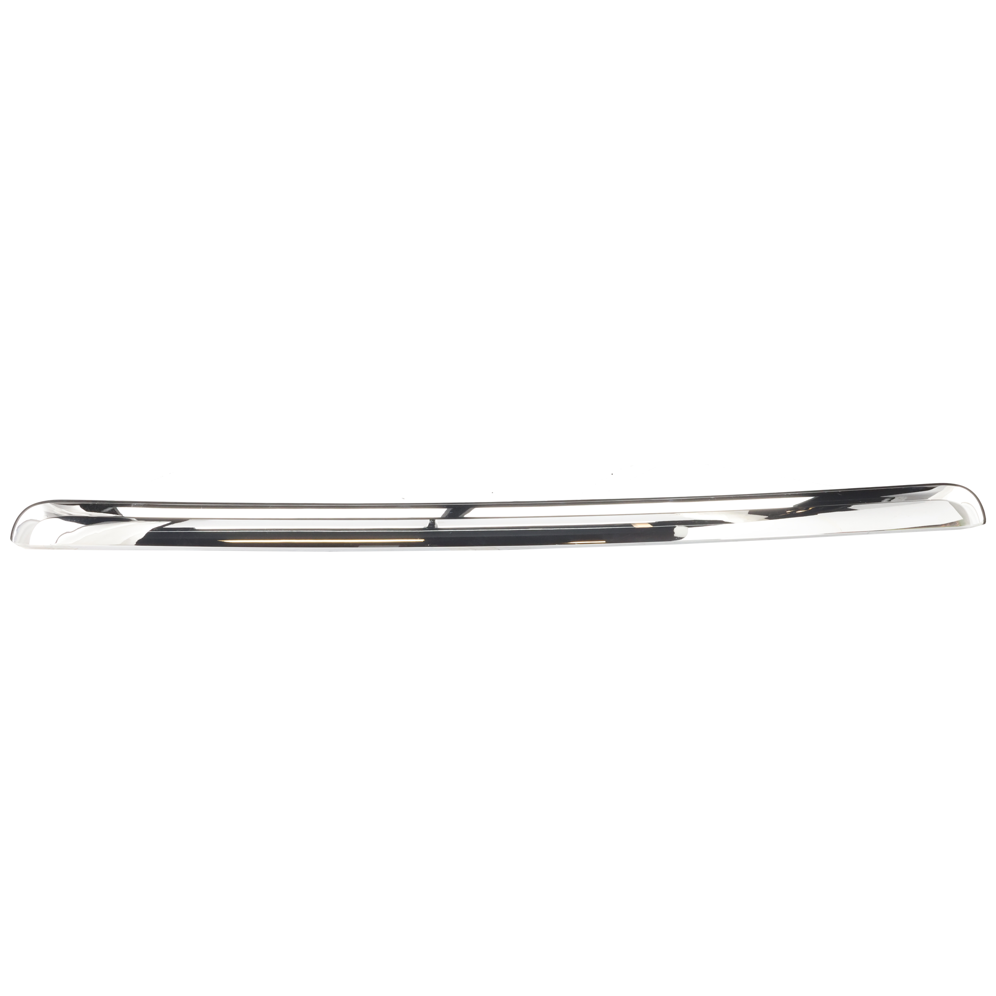 AM SIERRA P U 07-13 HOOD MOLDING w Chrome Grille Excludes 2007 Classic SKU G132102 Partslink GM1235109 OEM 10385156