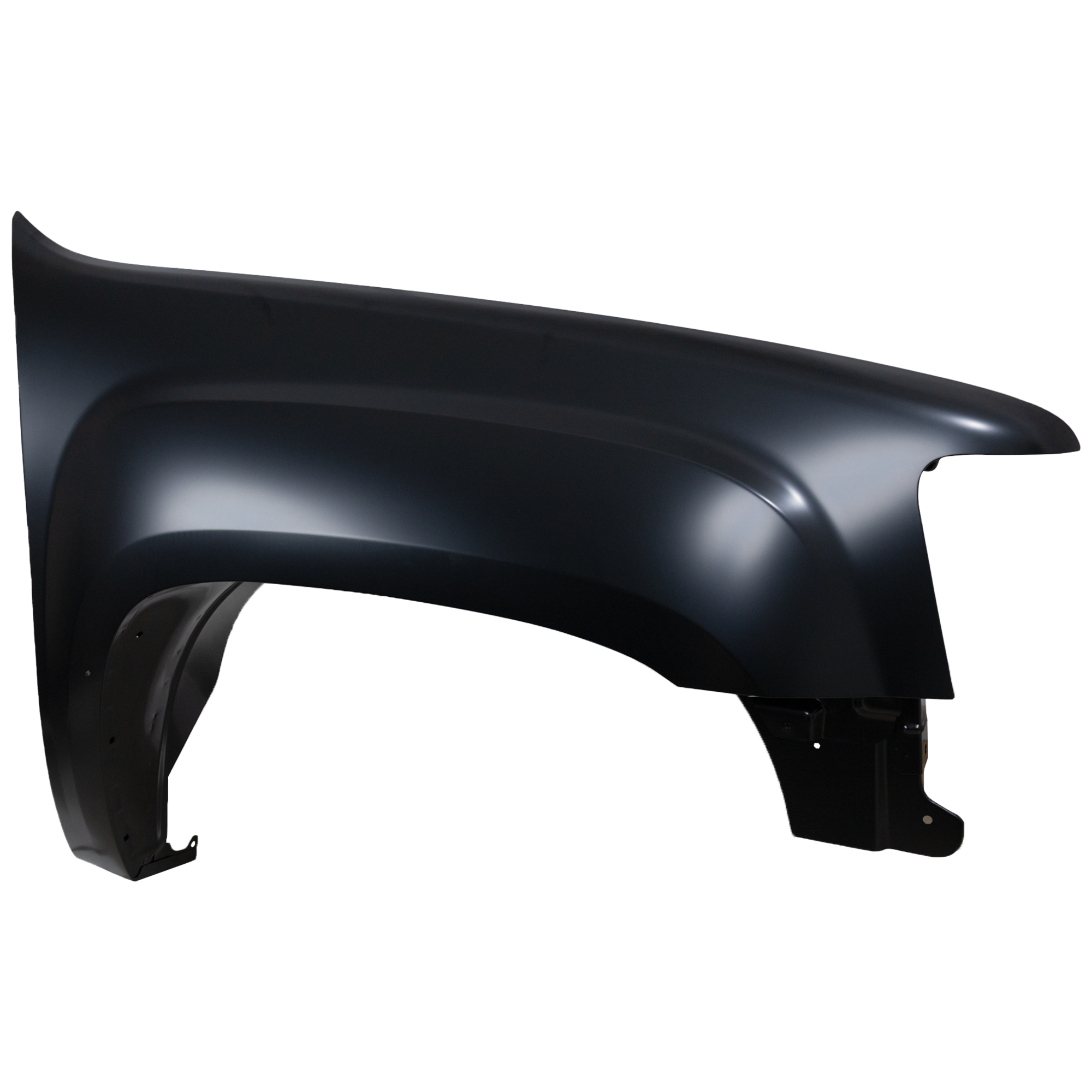 AM SIERRA 1500-07-13-2500-3500-07-14 FRONT FENDER RH Primed New Body Style Steel SKU G220107 Partslink GM1241342 OEM 22977472