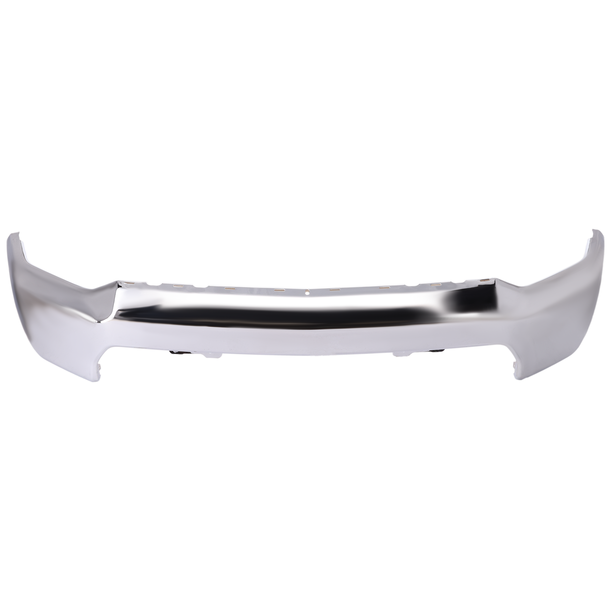 AM SILVERADO 2500 HD 3500 HD 20-23 FRONT BUMPER Impact Bar Chrome Crew Cab Custom LT LTZ WT Models Regular Cab Extended Cab w o Parking Aid Sensor Holes SKU GC01010062 Partslink GM1002881 OEM 84603323