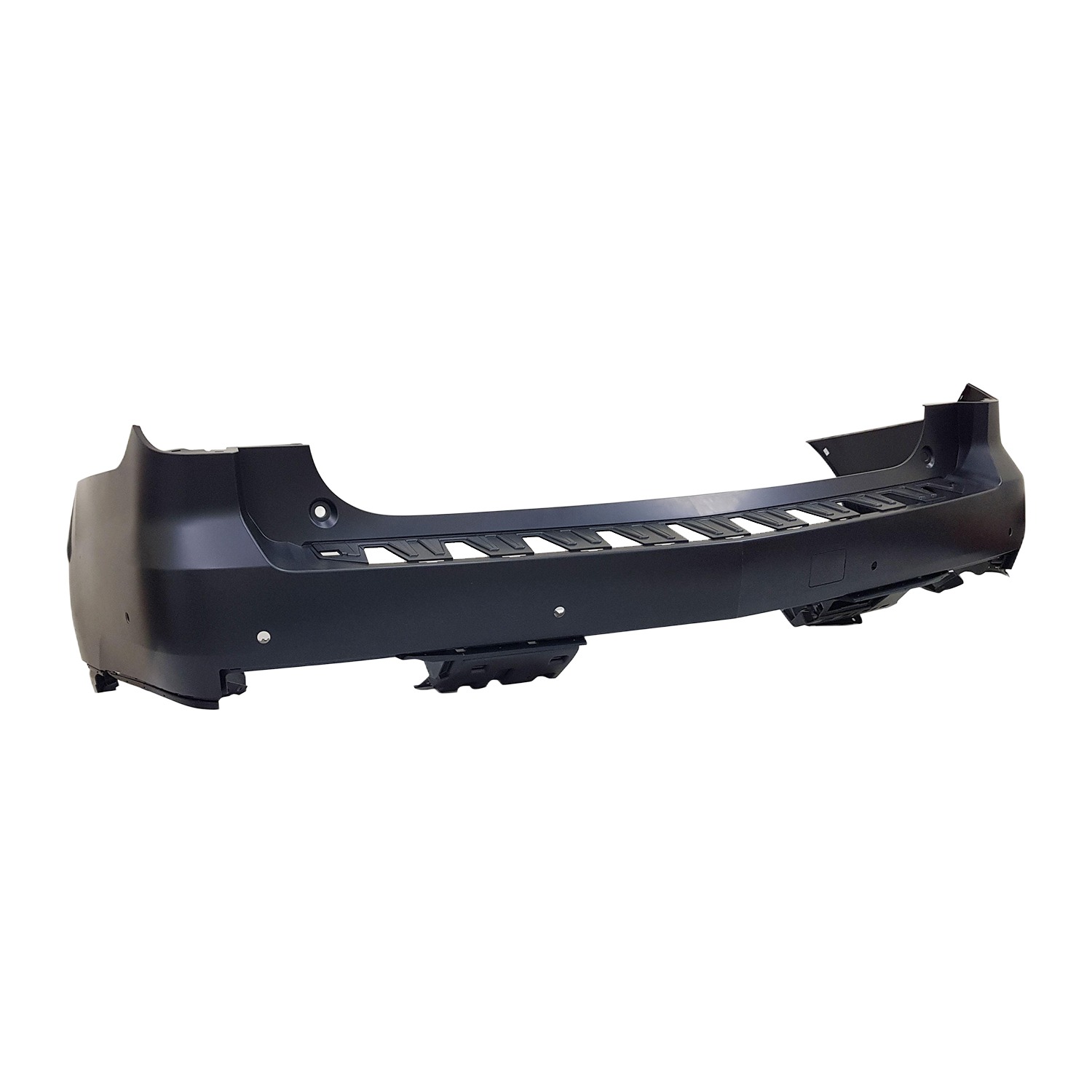 AM ESCALADE 21-24 REAR BUMPER COVER Upper Primed w Park Assist Sensor Holes SKU GC76010003P Partslink GM1100A47 OEM 86533655-85542034