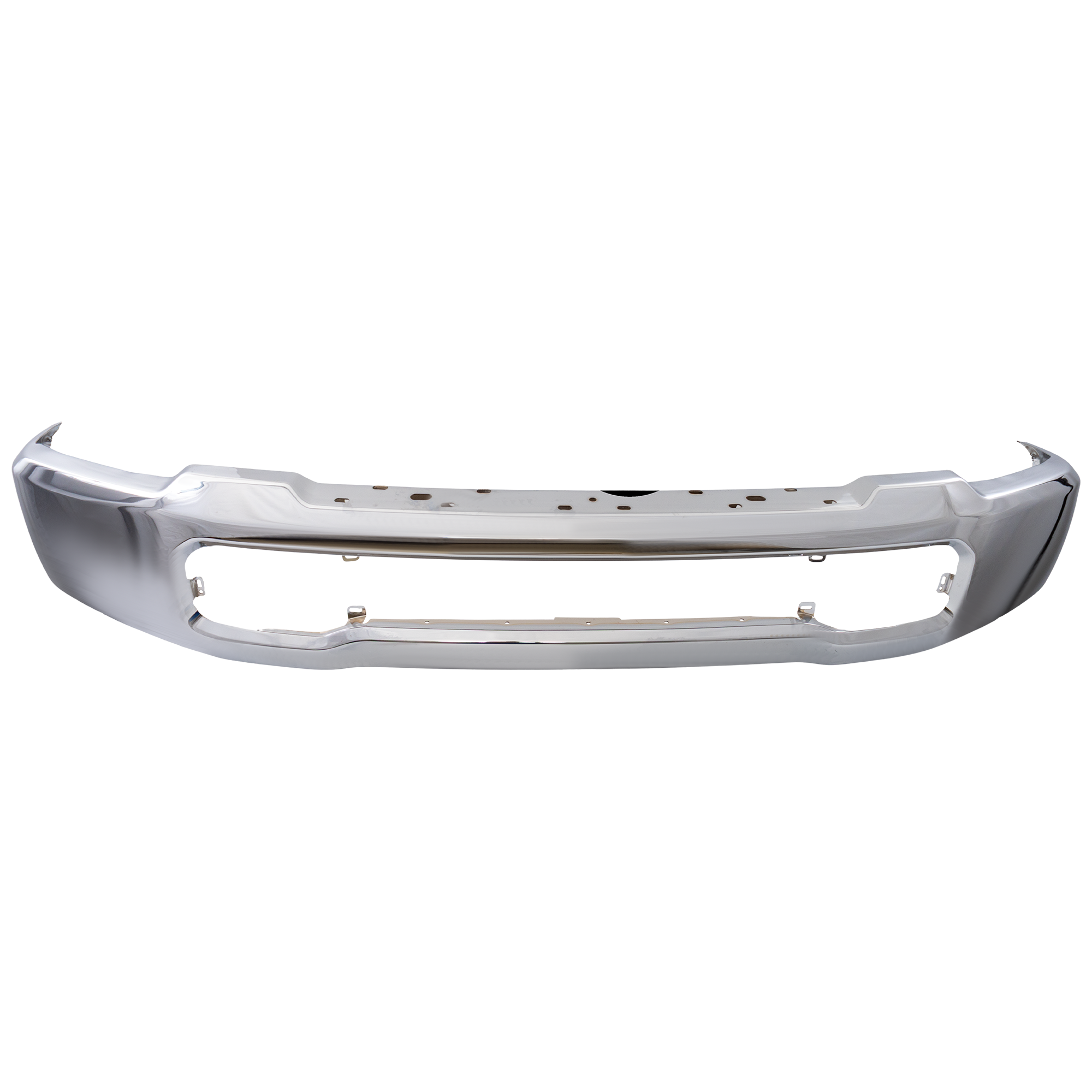 AM F 250 F 350 SUPER DUTY FRONT BUMPER Face Bar Chrome w o Fog Light Holes Crew Cab w o Adaptive Cruise Control Extended Standard Cab Cab Chassis SKU GF01010005 Partslink FO1002476 OEM PC3Z17757CA