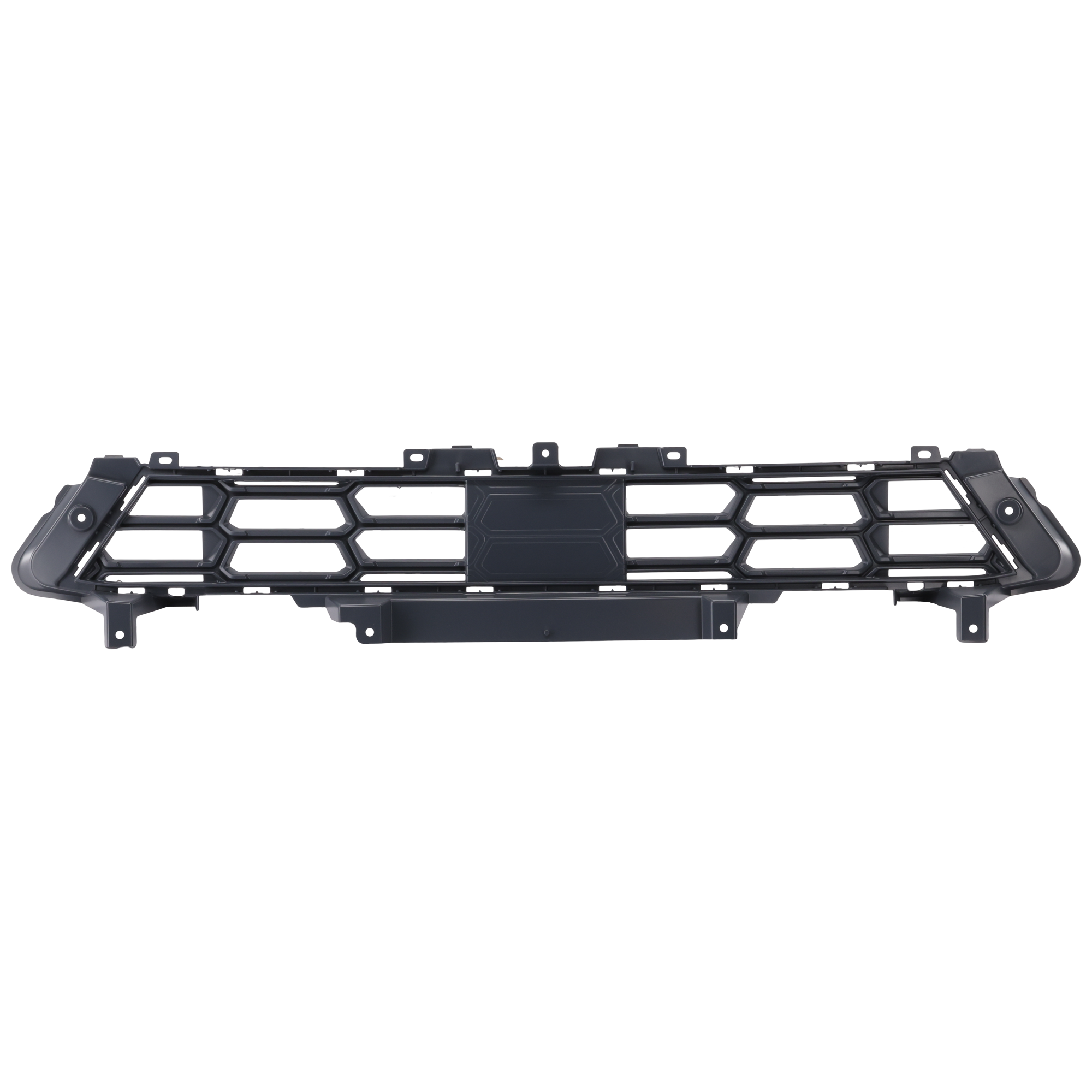 AM MUSTANG 24-24 FRONT BUMPER GRILLE Center Painted Gray Dark Horse Dark Horse Premium Models SKU GF01530002 Partslink FO1036223 OEM PR3Z17K945EAPTM