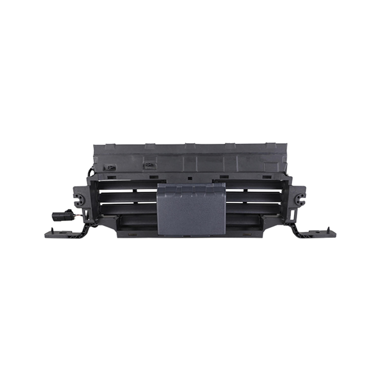 AM BRONCO 21-25 ACTIVE GRILLE SHUTTER Lower Intercooler Black w o Adaptive Cruise Control w Actuator and Motor SKU GF07580003 Partslink FO1206141 OEM MB3Z8475DC