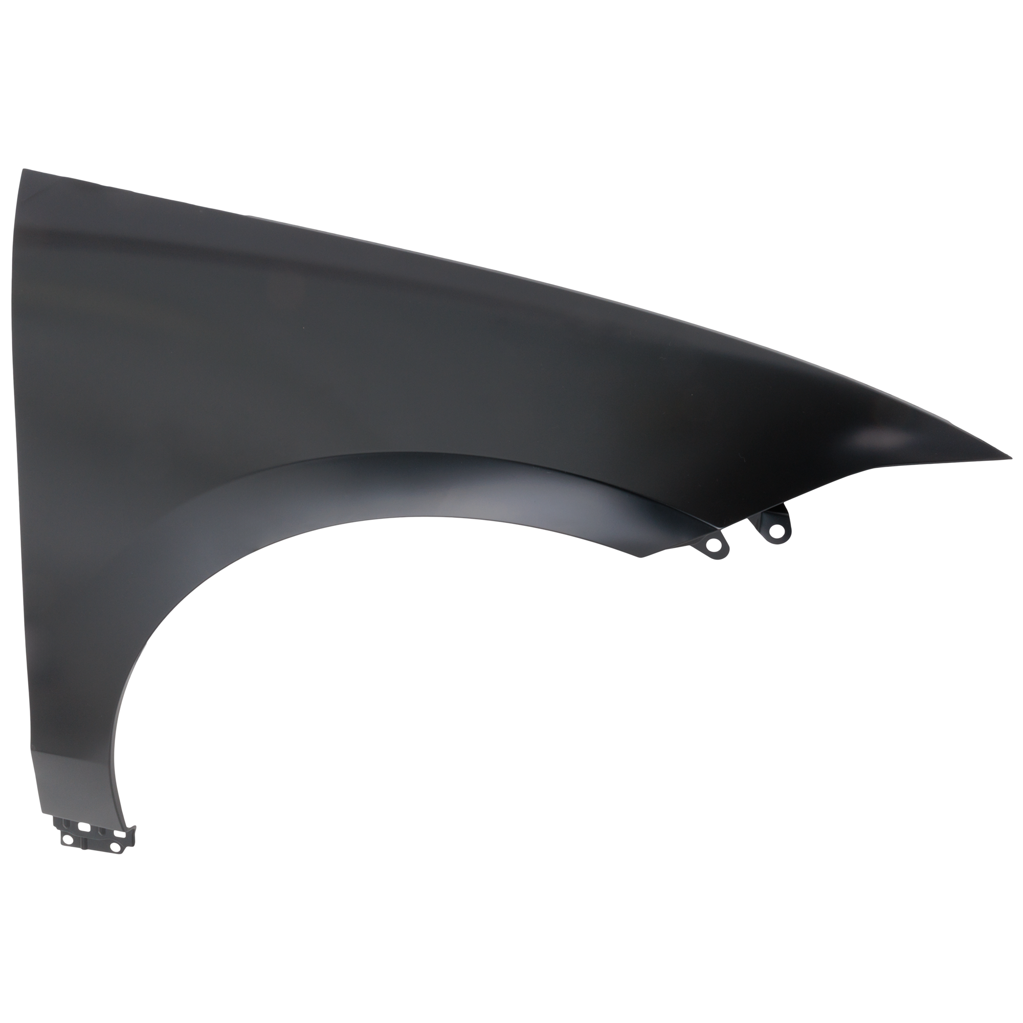 AM IONIQ 6-23-24 FRONT FENDER LH Black Steel CAPA SKU GF22010056Q Partslink HY1241192C OEM 66320KL001