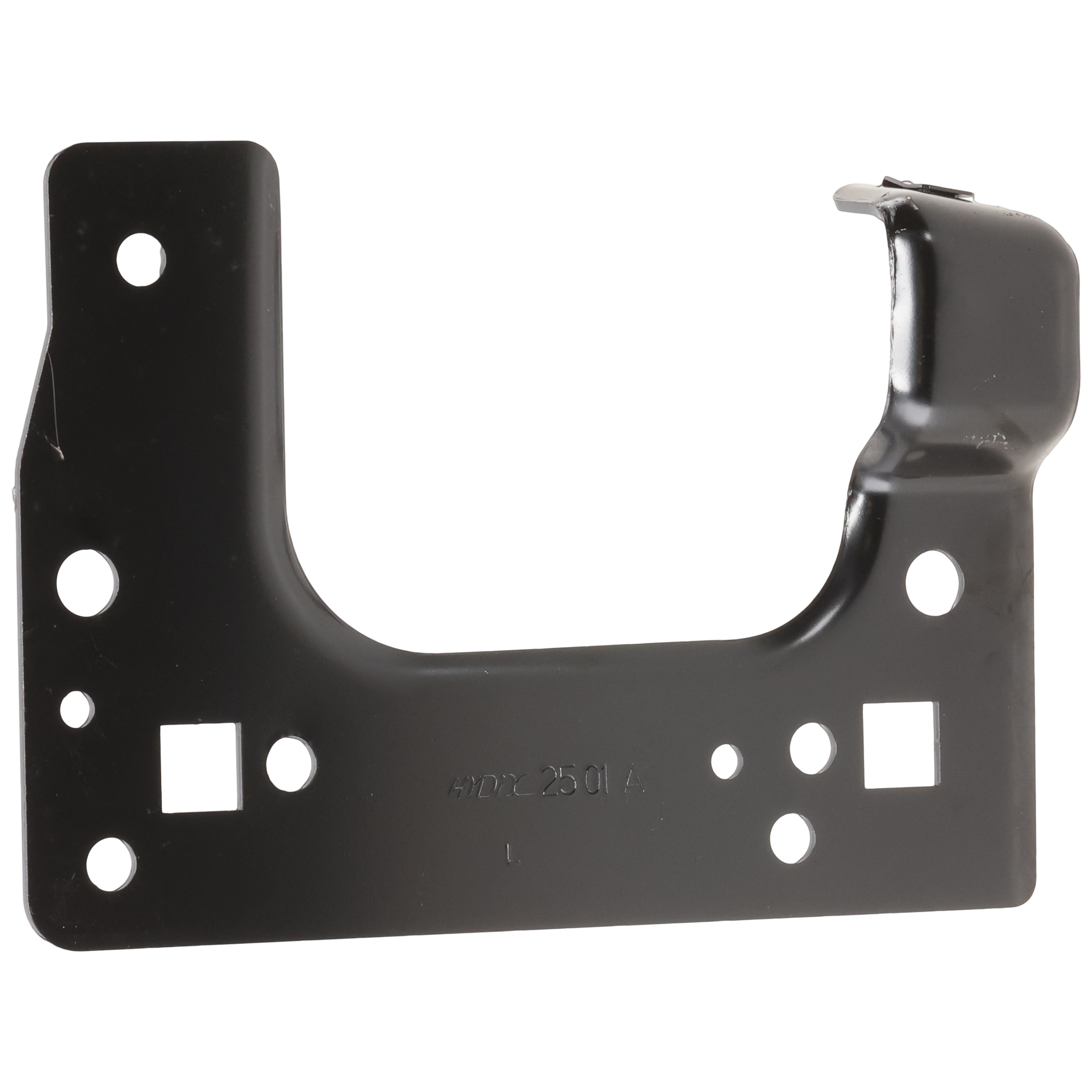 AM F 150-21-23 REAR BUMPER BRACKET LH Mounting Bracket Dual Exhaust Crew Cab Pickup Extended Cab Pickup CAPA SKU GF76260002Q Partslink FO1162124C OEM ML3Z17788A