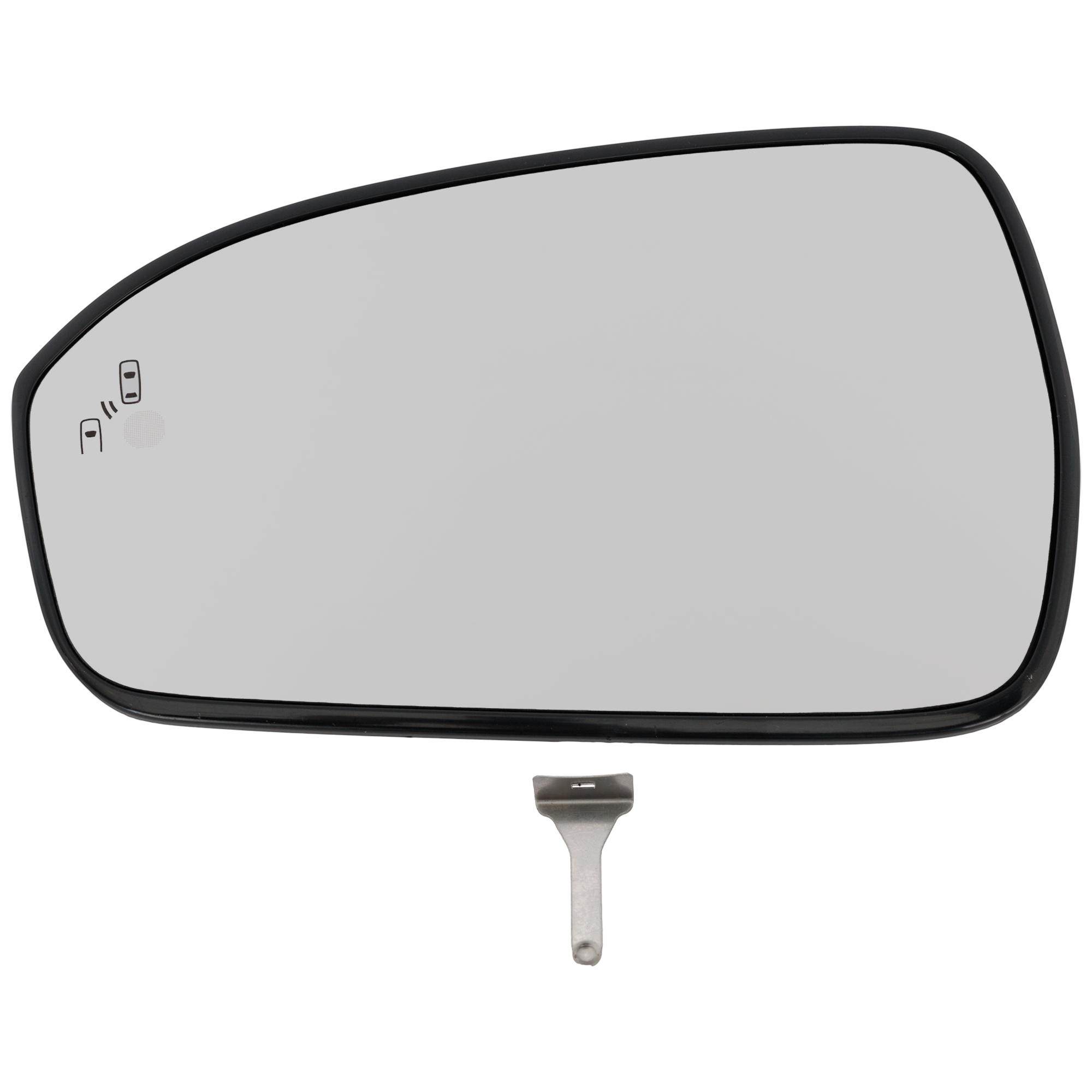 AM FUSION 13-20 MIRROR GLASS LH Power Heated w Blind Spot Detection No Turn Signal Light SKU GFD548GL Partslink FO1324171 OEM DS7Z17K707H