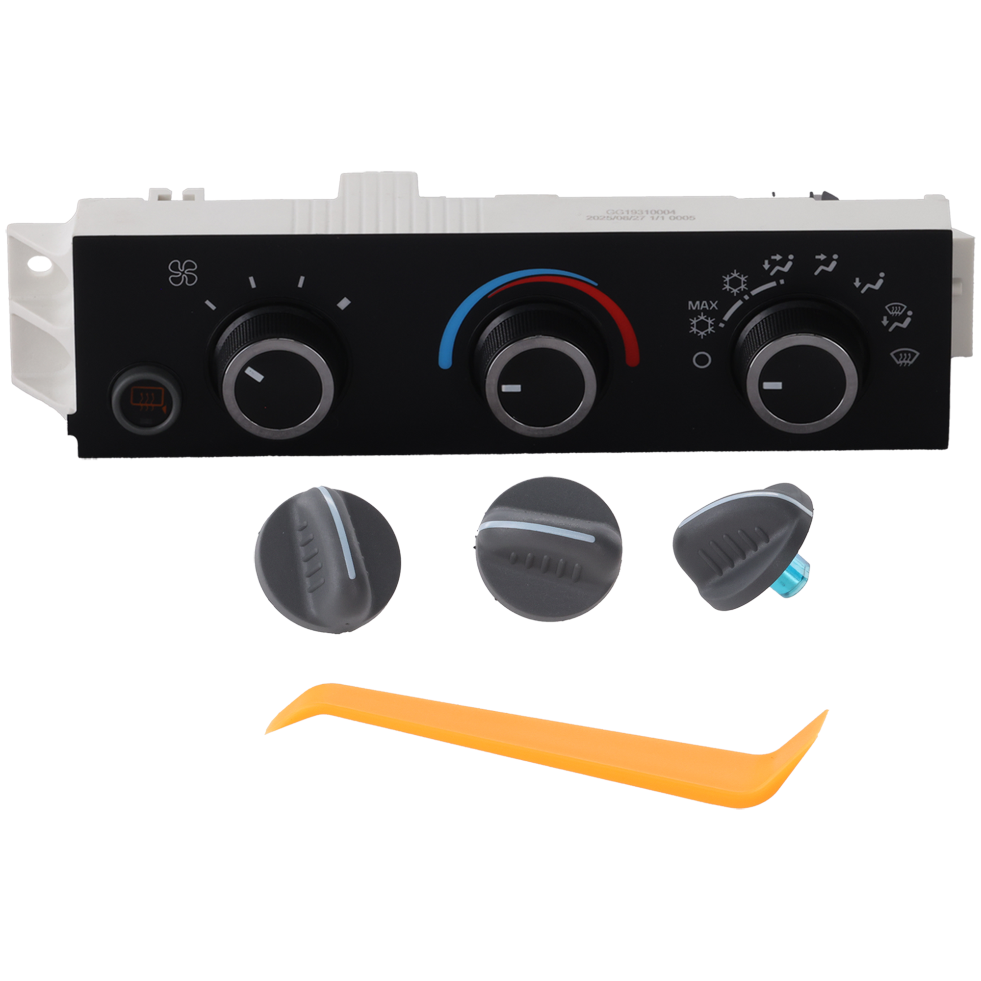 AM EXPRESS SAVANA 01-21 CLIMATE CONTROL UNIT Front w Manual Air Conditioning Controls SKU GG19310004 OEM 84793088