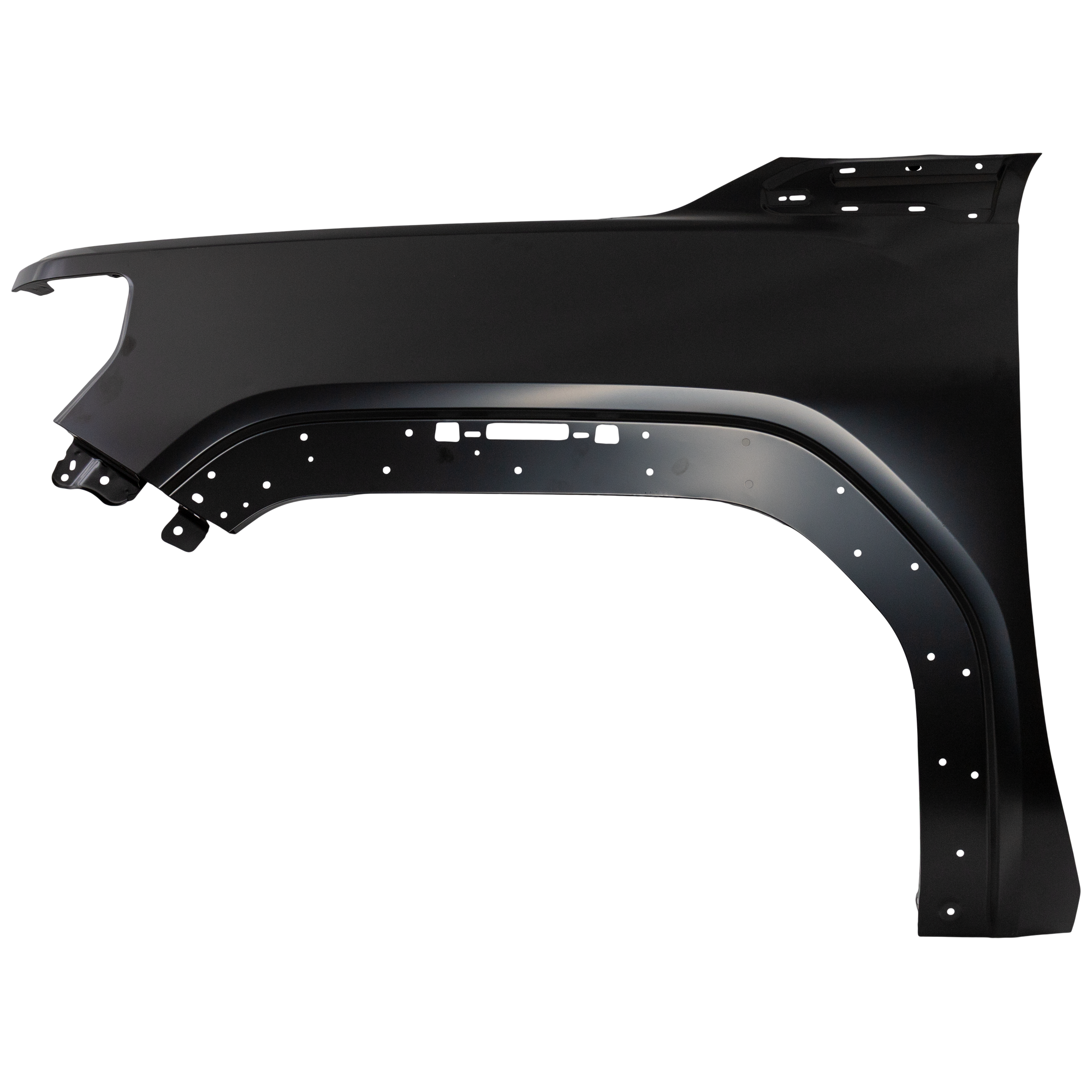 AM SIERRA 2500 HD SIERRA 3500 HD 20-25 FRONT FENDER LH Panel Black Steel SKU GG22010002 Partslink GM1240428 OEM 84581168
